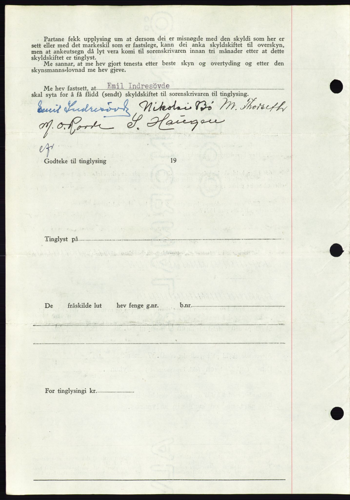 Søre Sunnmøre sorenskriveri, AV/SAT-A-4122/1/2/2C/L0078: Pantebok nr. 4A, 1946-1946, Dagboknr: 650/1946