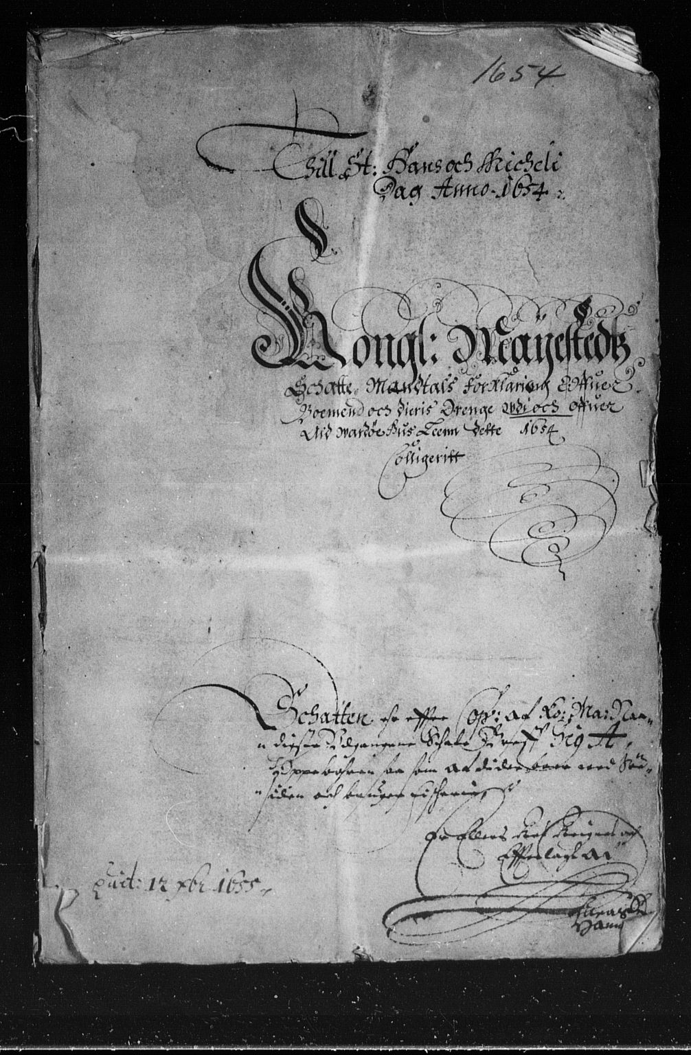Rentekammeret inntil 1814, Reviderte regnskaper, Lensregnskaper, RA/EA-5023/R/Rb/Rbæ/L0007: Vardøhus len, 1652-1661