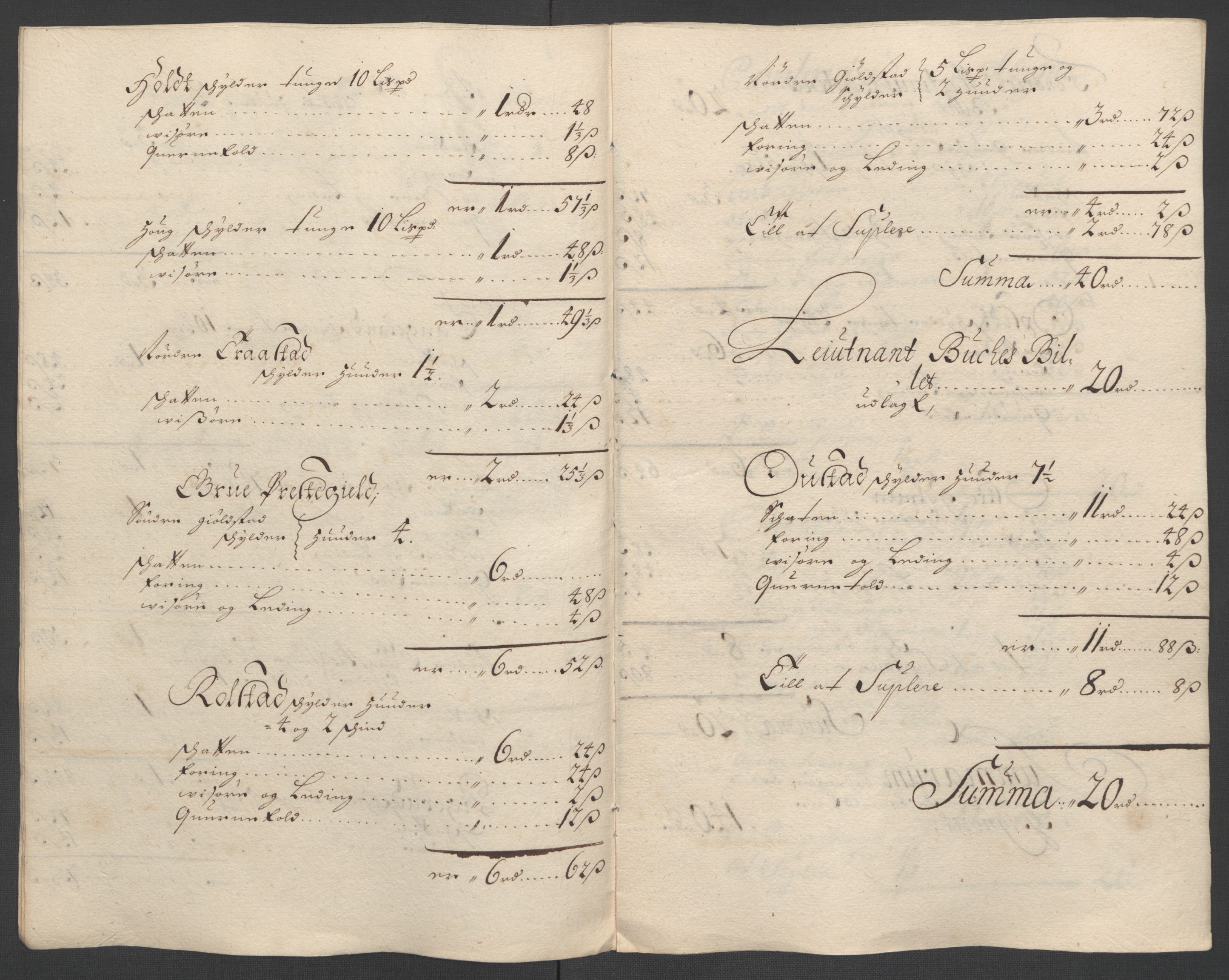 Rentekammeret inntil 1814, Reviderte regnskaper, Fogderegnskap, AV/RA-EA-4092/R13/L0836: Fogderegnskap Solør, Odal og Østerdal, 1698, s. 198