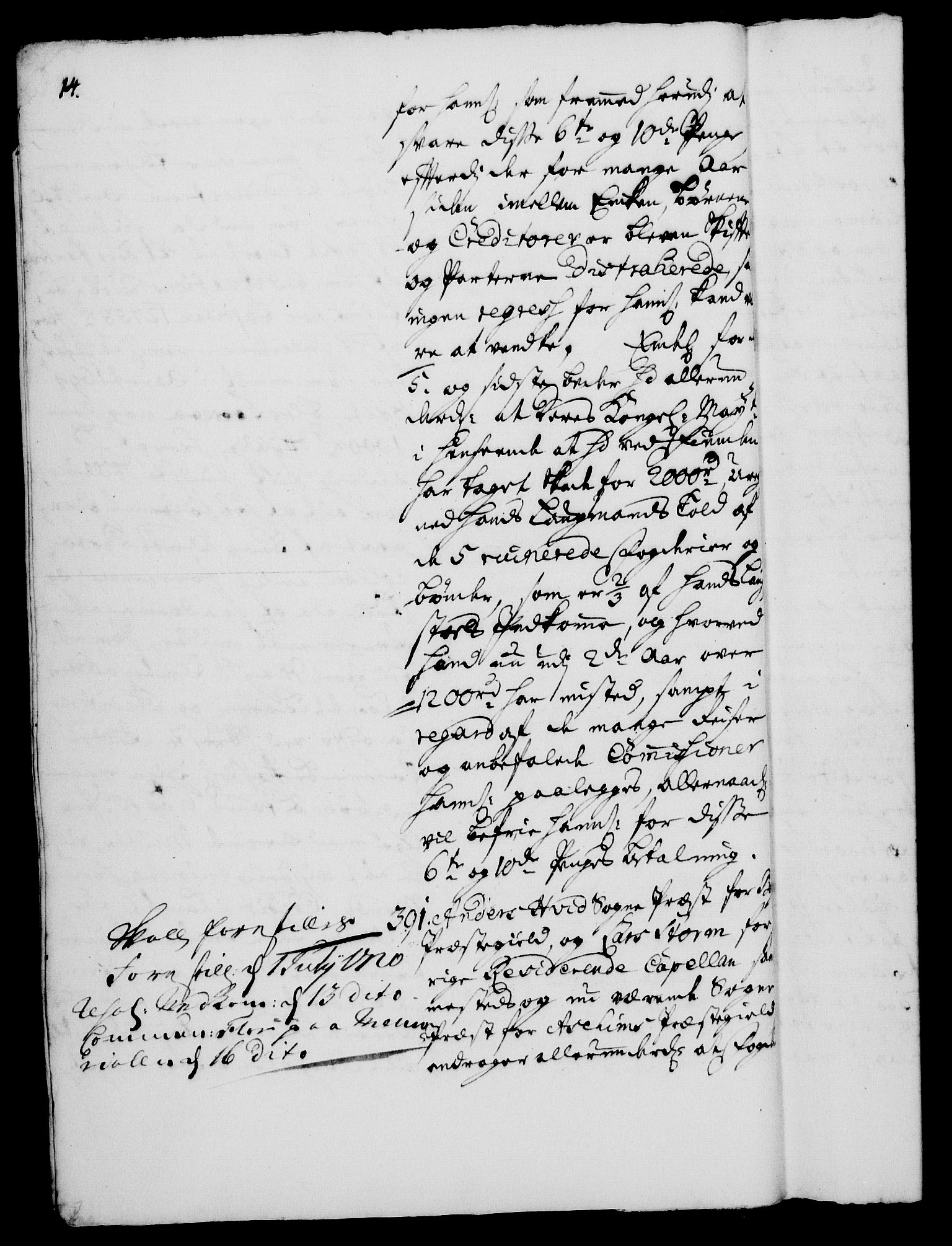 Rentekammeret, Kammerkanselliet, AV/RA-EA-3111/G/Gh/Gha/L0002: Norsk ekstraktmemorialprotokoll, sak. 376-599 (merket RK 53.47), 1720, s. 14