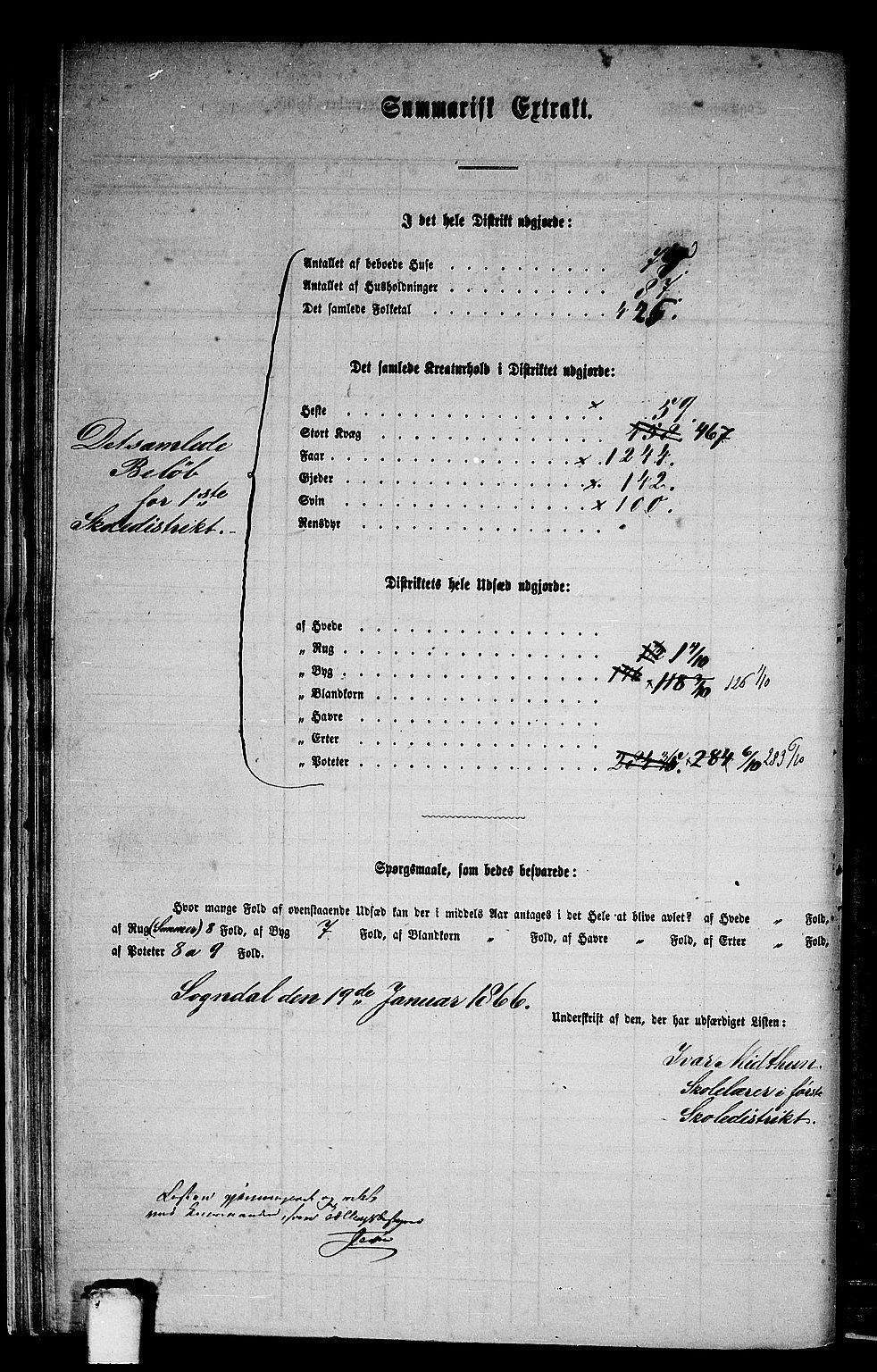 RA, Folketelling 1865 for 1420P Sogndal prestegjeld, 1865, s. 29