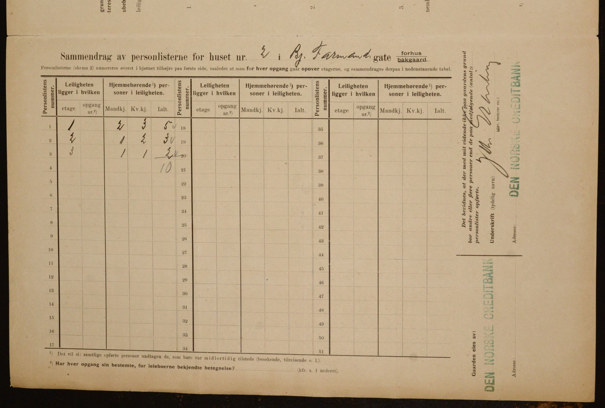 OBA, Kommunal folketelling 1.2.1910 for Kristiania, 1910, s. 6379