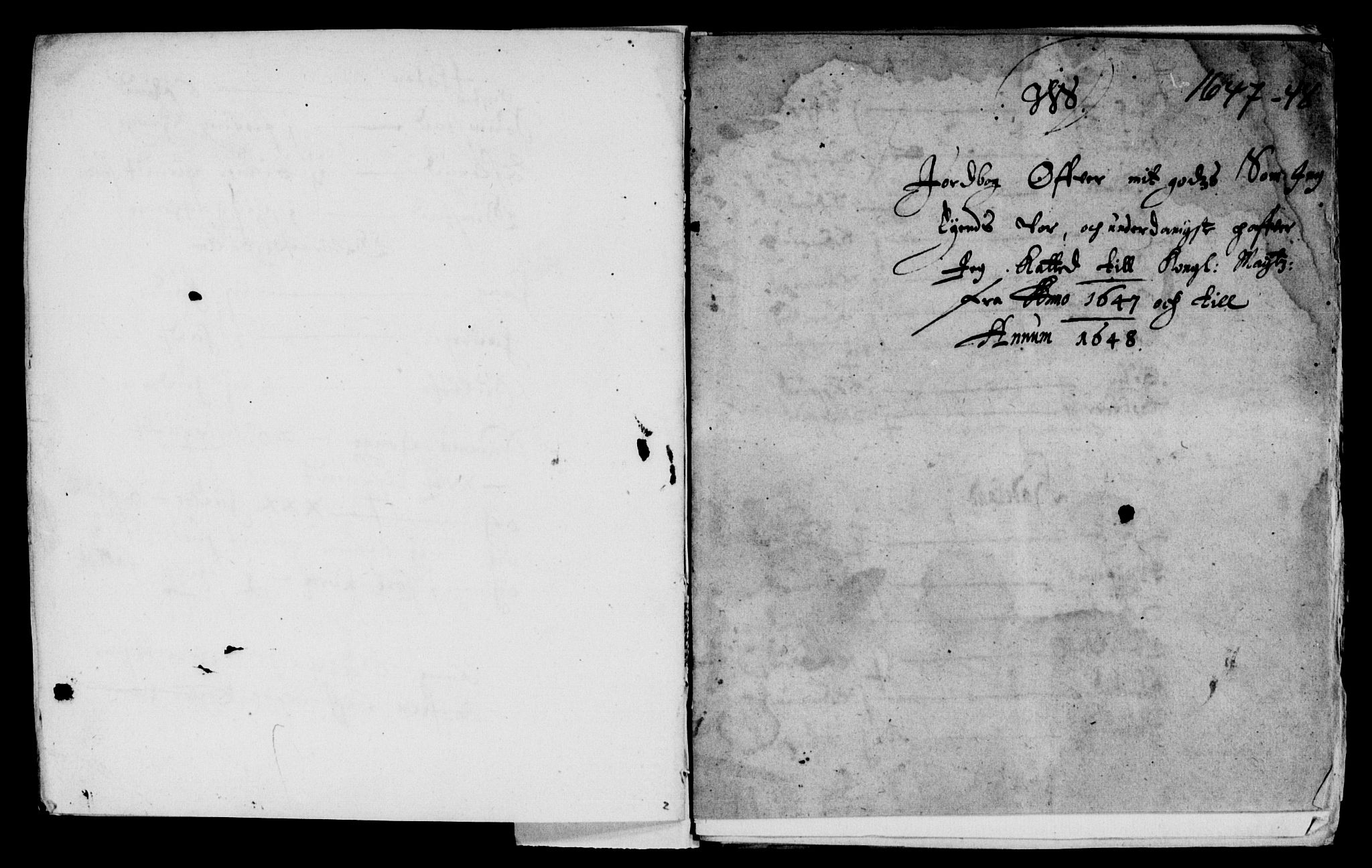 Rentekammeret inntil 1814, Reviderte regnskaper, Lensregnskaper, AV/RA-EA-5023/R/Rb/Rba/L0194: Akershus len, 1647-1648