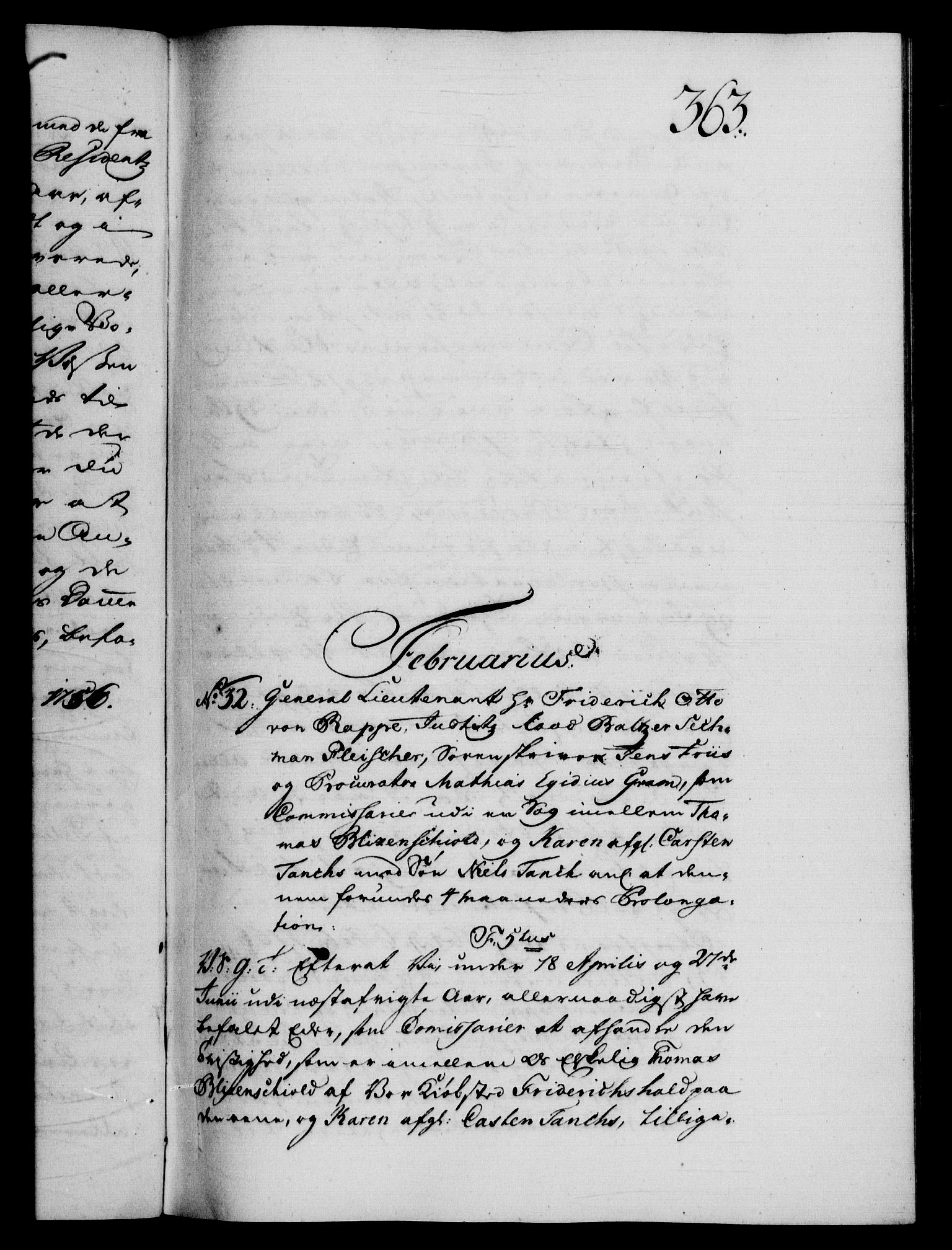 Danske Kanselli 1572-1799, RA/EA-3023/F/Fc/Fca/Fcab/L0035: Norske tegnelser, 1755-1756, s. 363a