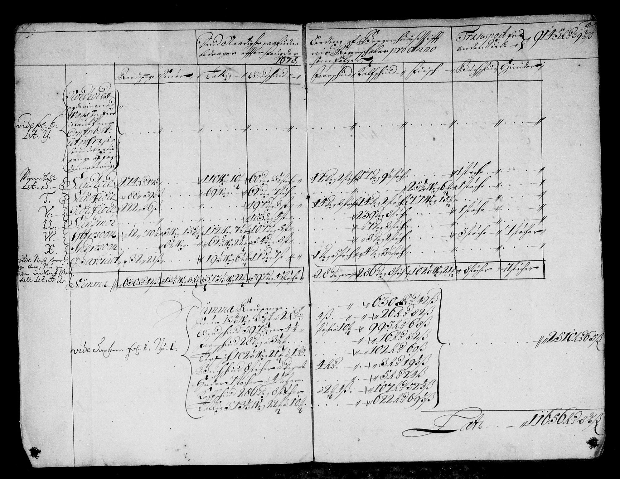 Rentekammeret inntil 1814, Reviderte regnskaper, Stiftamtstueregnskaper, Bergen stiftamt, AV/RA-EA-6043/R/Rc/L0053: Bergen stiftamt, 1678-1679