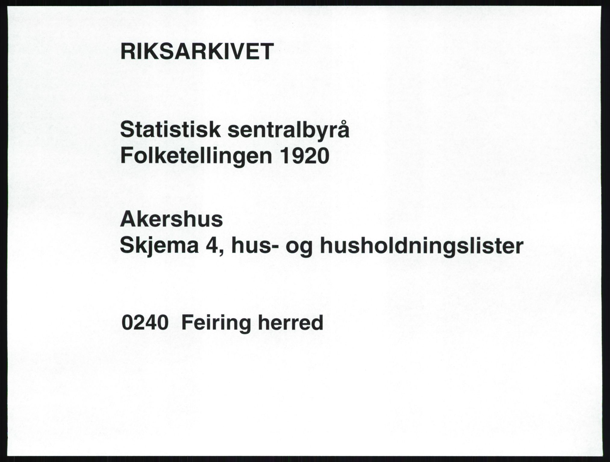 SAO, Folketelling 1920 for 0240 Feiring herred, 1920, s. 15