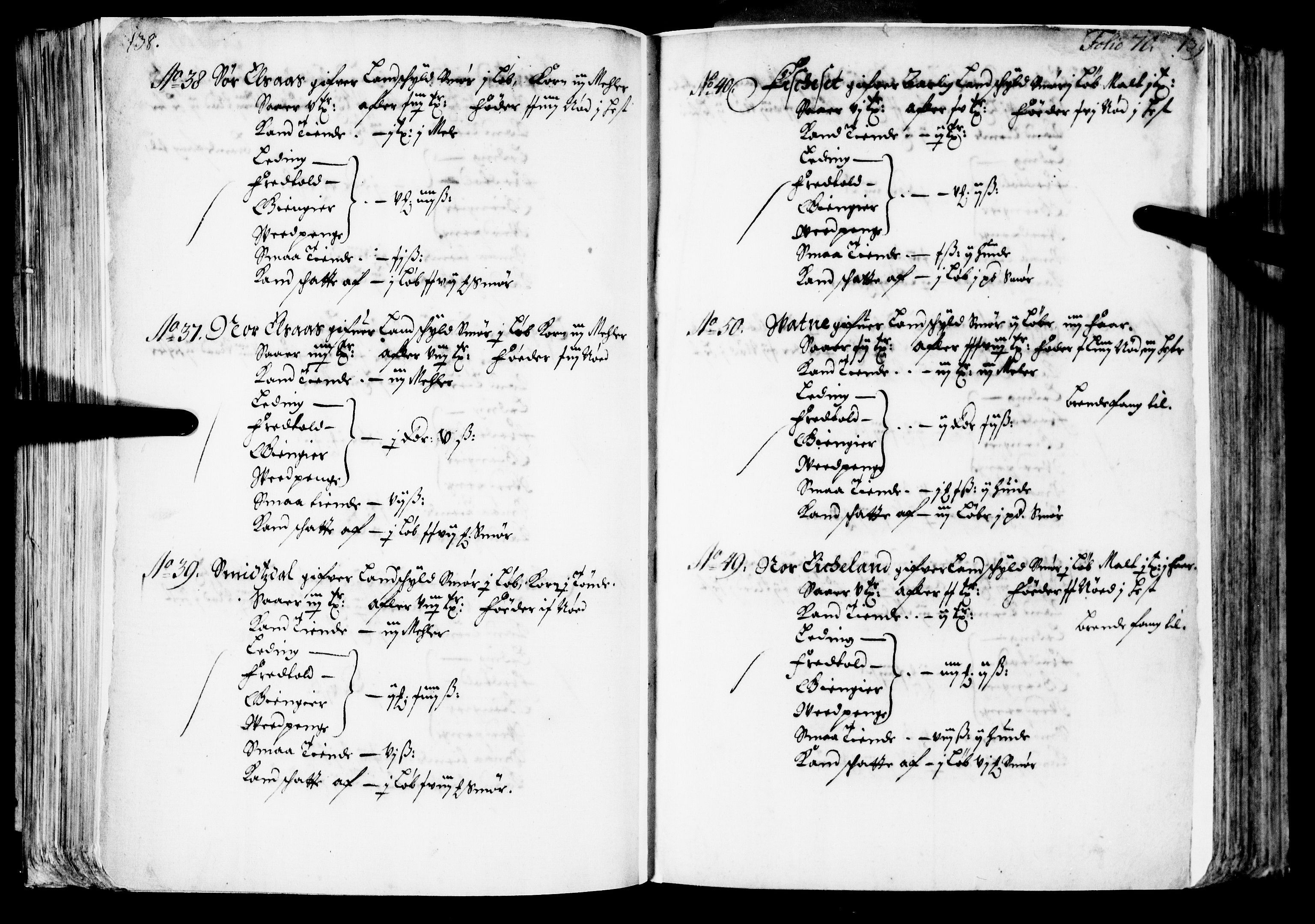 Rentekammeret inntil 1814, Realistisk ordnet avdeling, RA/EA-4070/N/Nb/Nba/L0039: Nordhordland fogderi, 1667, s. 69b-70a