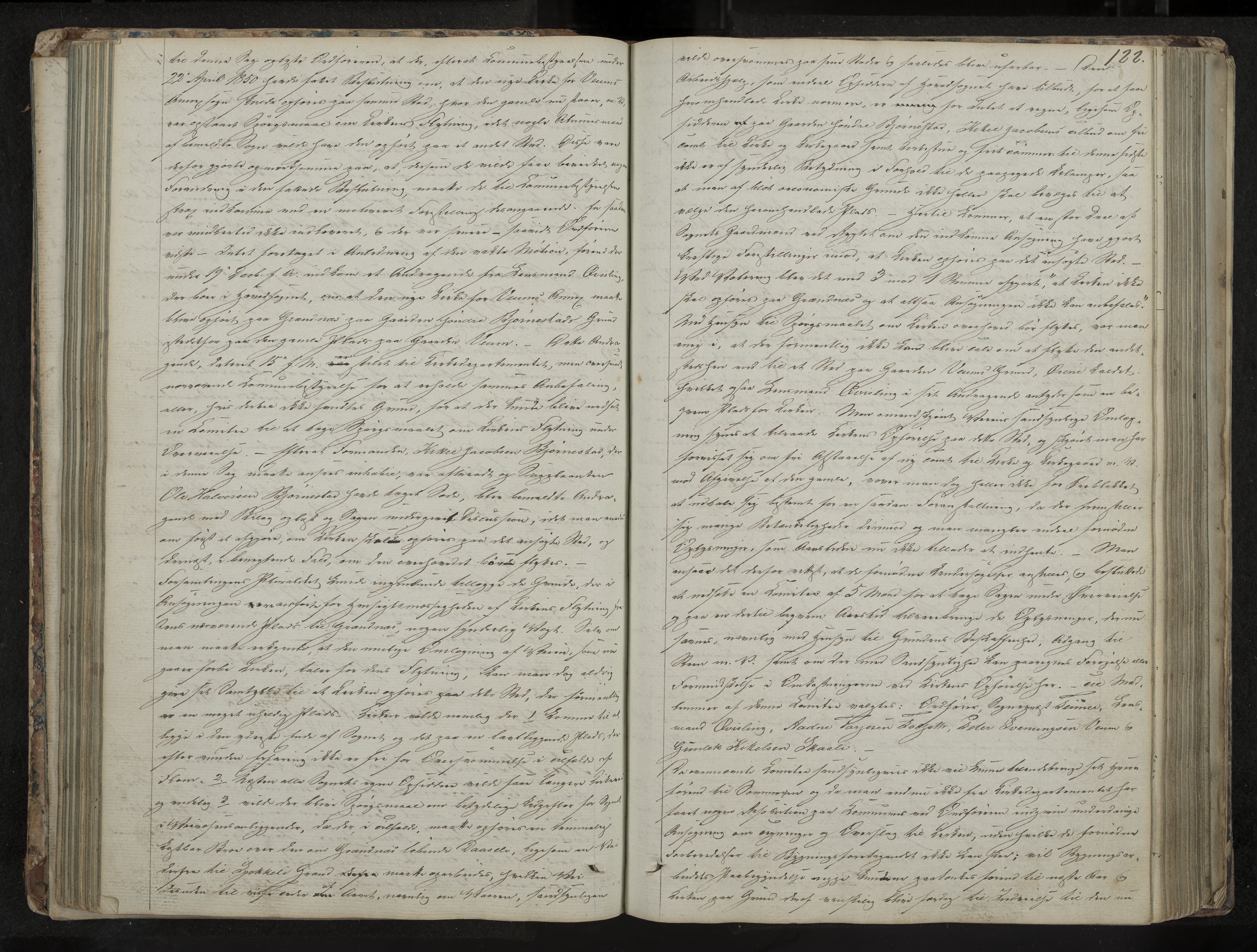 Fyresdal formannskap og sentraladministrasjon, IKAK/0831021-1/Aa/L0001: Møtebok, 1837-1876, s. 122
