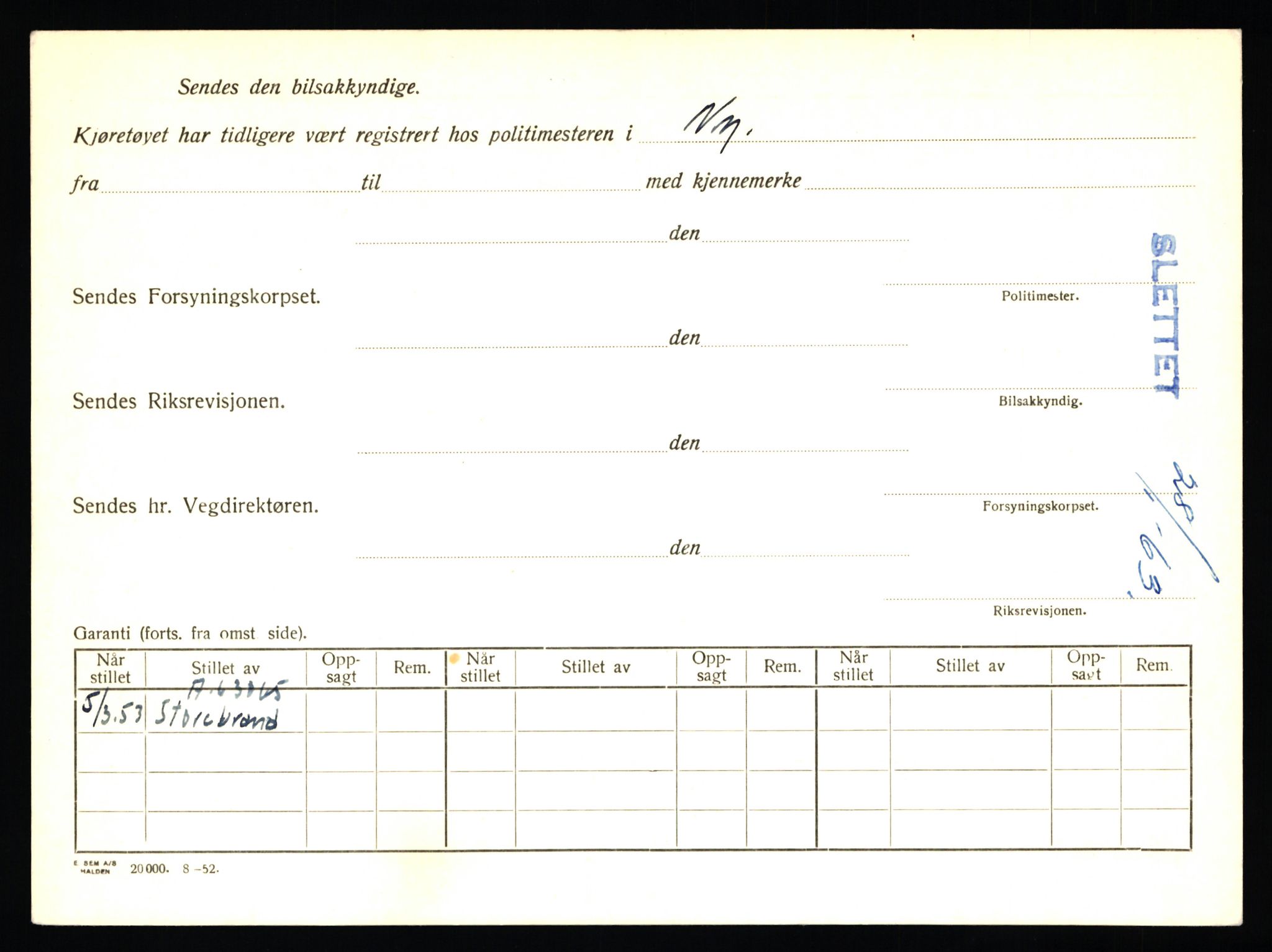 Stavanger trafikkstasjon, SAST/A-101942/0/F/L0036: L-20000 - L-20499, 1930-1971, s. 294