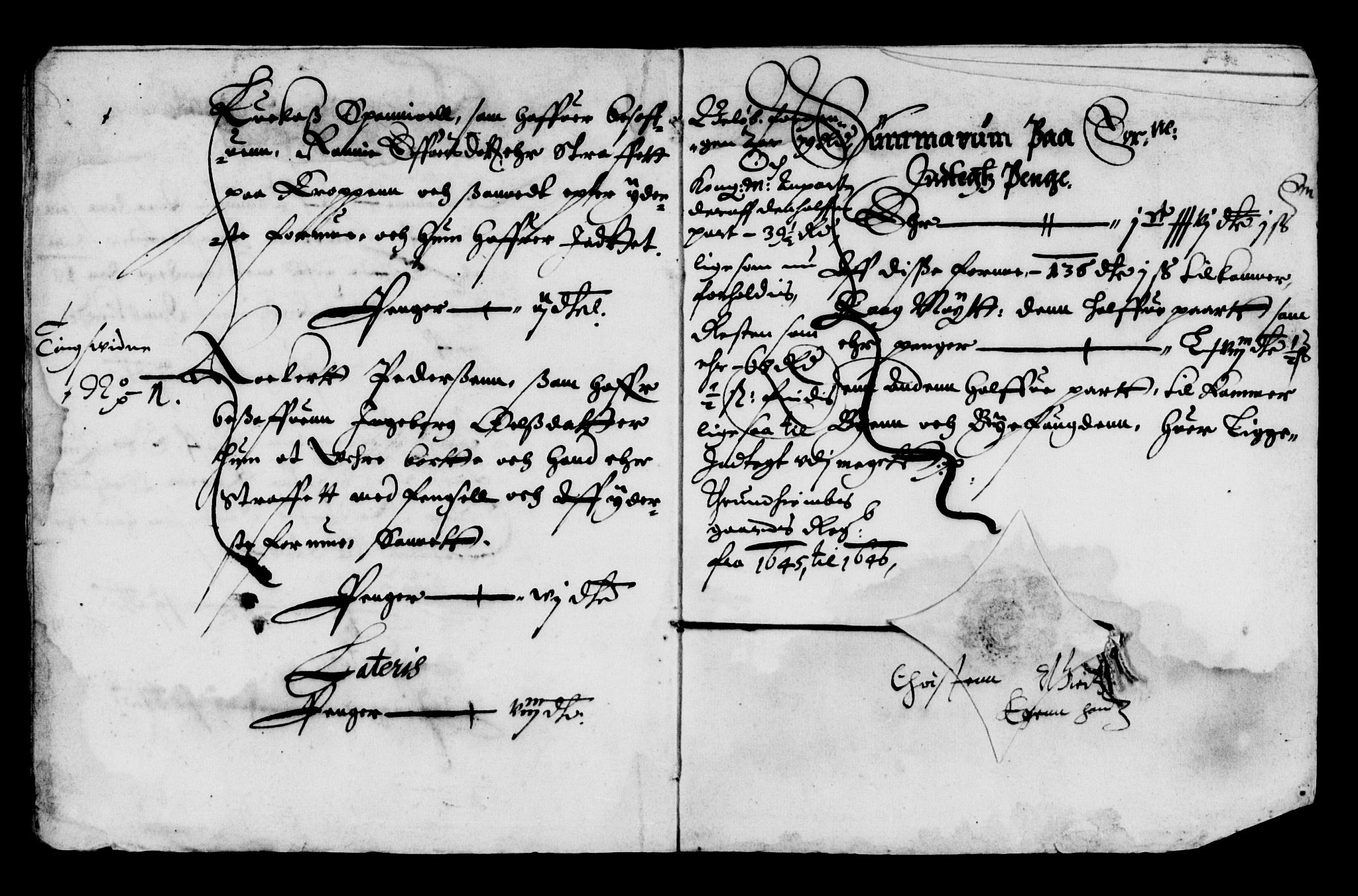 Rentekammeret inntil 1814, Reviderte regnskaper, Lensregnskaper, AV/RA-EA-5023/R/Rb/Rbw/L0083: Trondheim len, 1644-1646