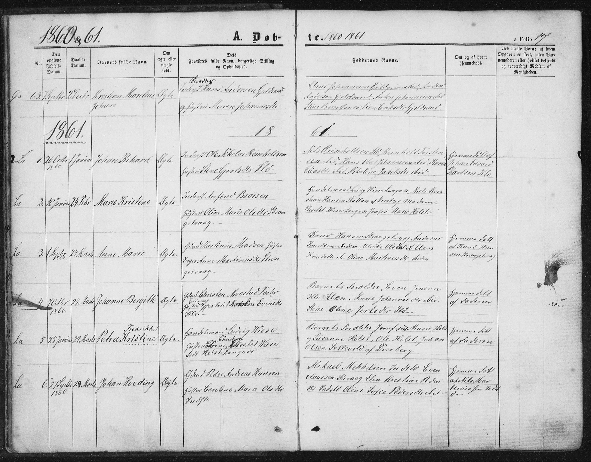 Ministerialprotokoller, klokkerbøker og fødselsregistre - Nordland, AV/SAT-A-1459/893/L1333: Ministerialbok nr. 893A06, 1858-1866, s. 17