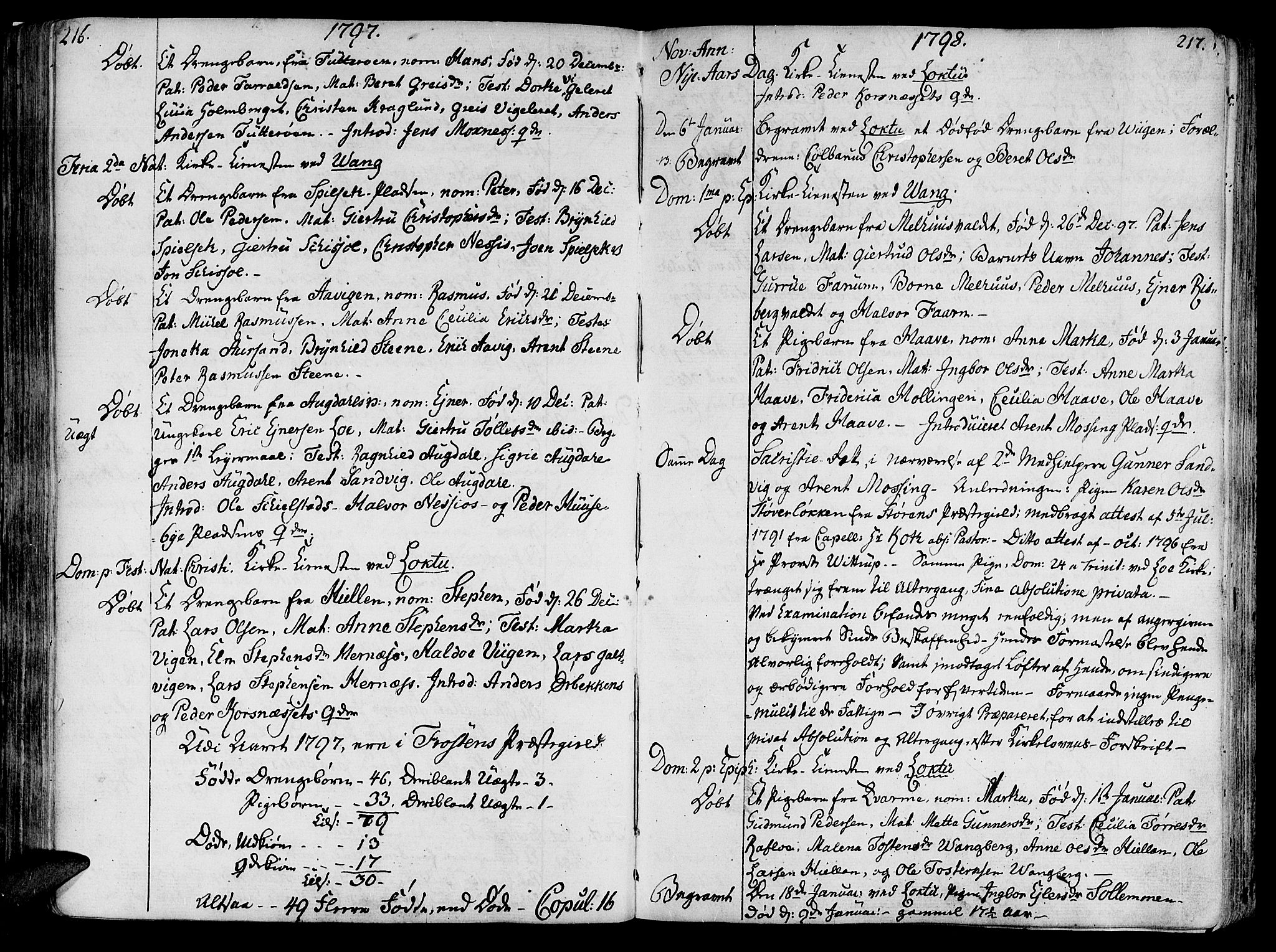 Ministerialprotokoller, klokkerbøker og fødselsregistre - Nord-Trøndelag, AV/SAT-A-1458/713/L0110: Ministerialbok nr. 713A02, 1778-1811, s. 216-217