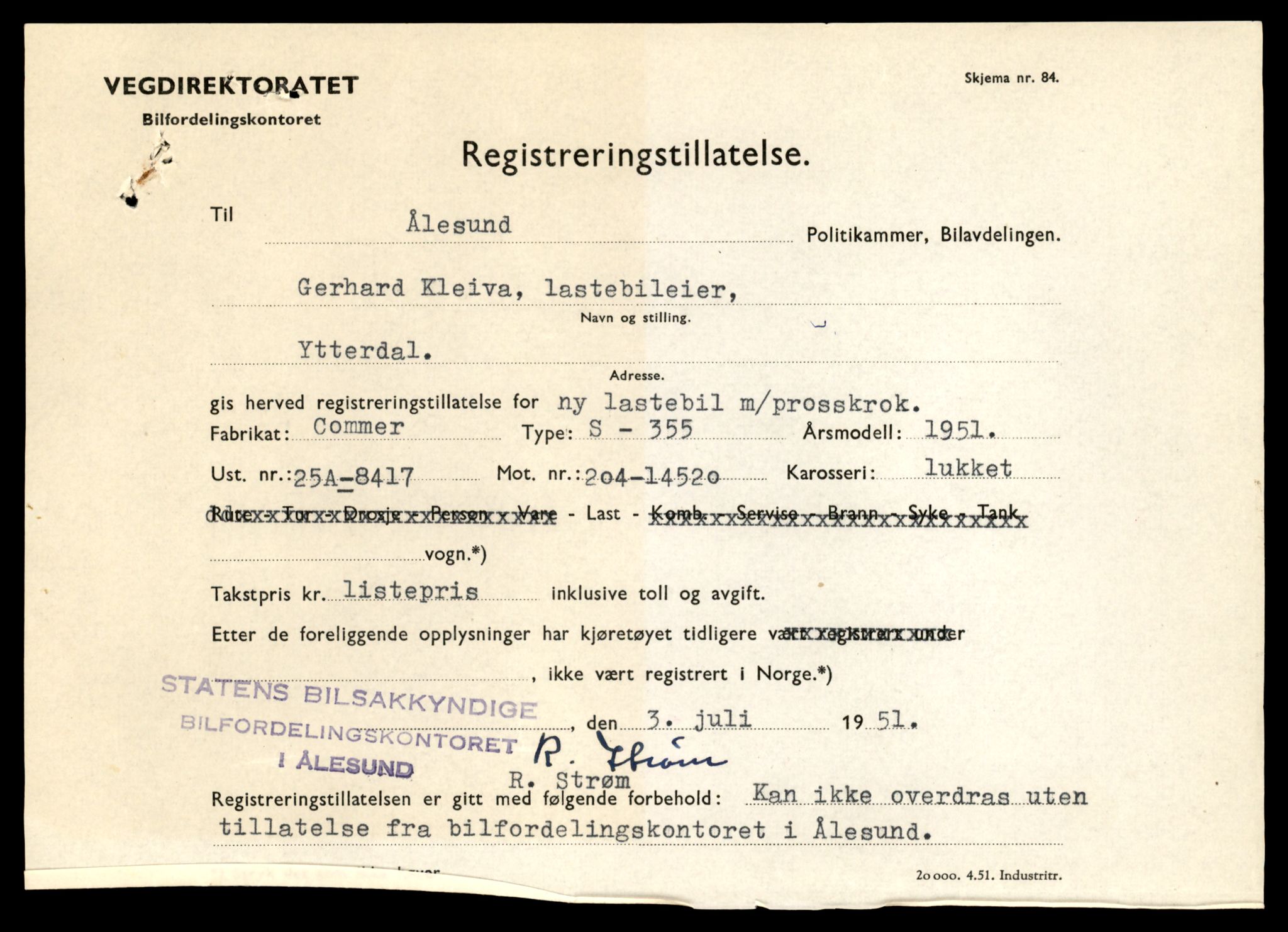 Møre og Romsdal vegkontor - Ålesund trafikkstasjon, AV/SAT-A-4099/F/Fe/L0032: Registreringskort for kjøretøy T 11997 - T 12149, 1927-1998, s. 373