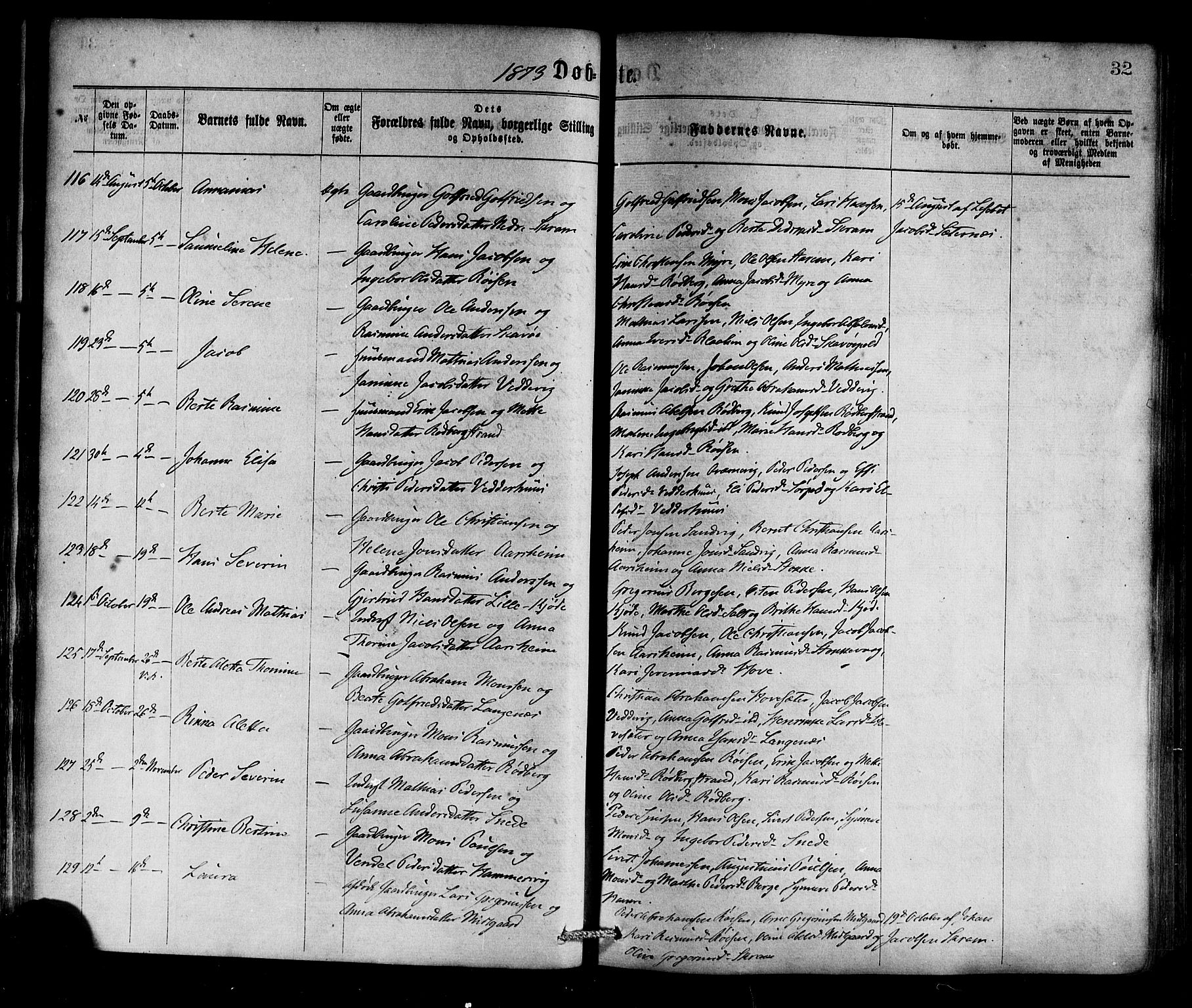 Selje sokneprestembete, AV/SAB-A-99938/H/Ha/Haa/Haaa: Ministerialbok nr. A 12, 1870-1880, s. 32