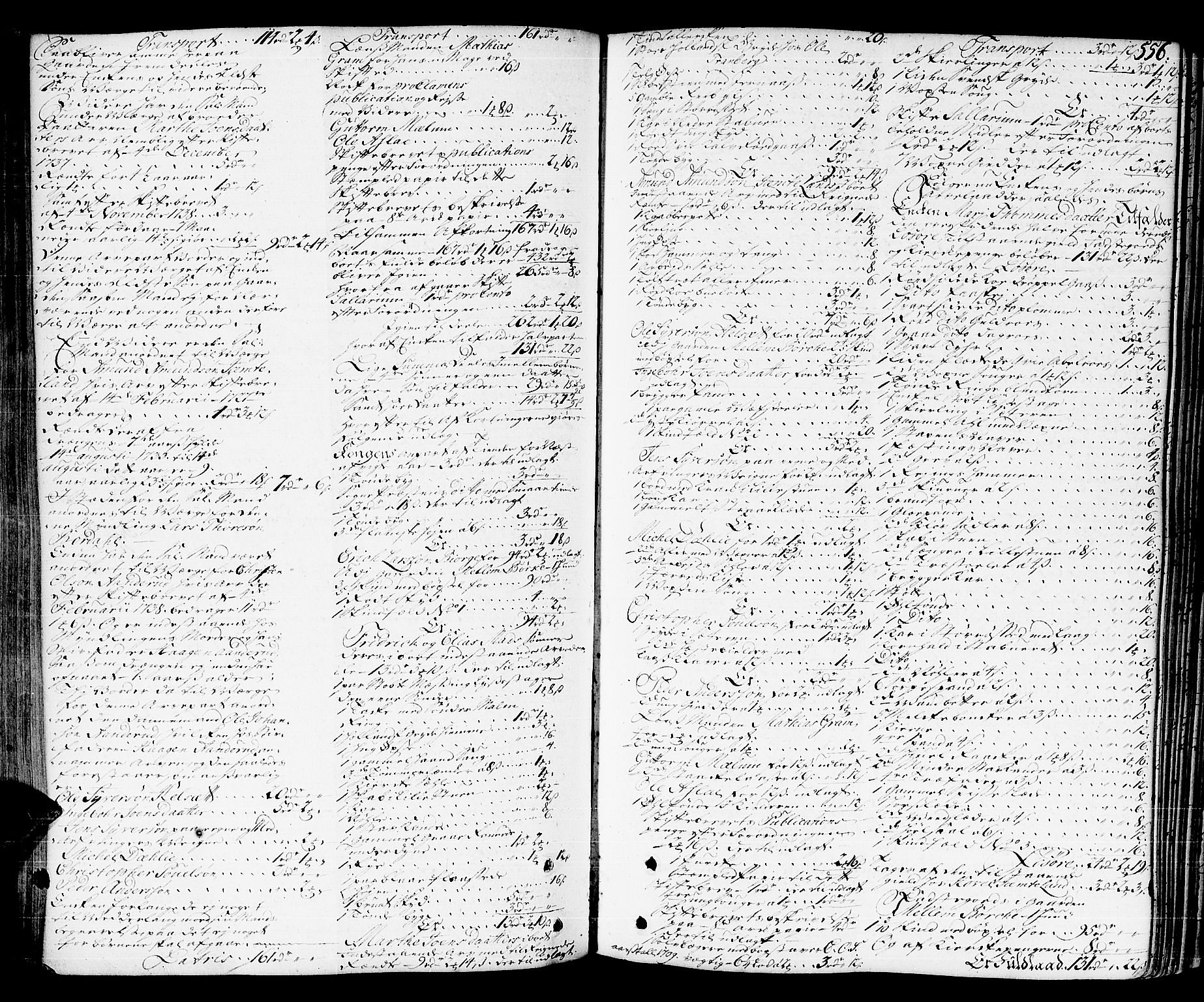 Hedemarken sorenskriveri, SAH/TING-034/J/Ja/L0011: Skifteprotokoll, 1736-1743, s. 555b-556a