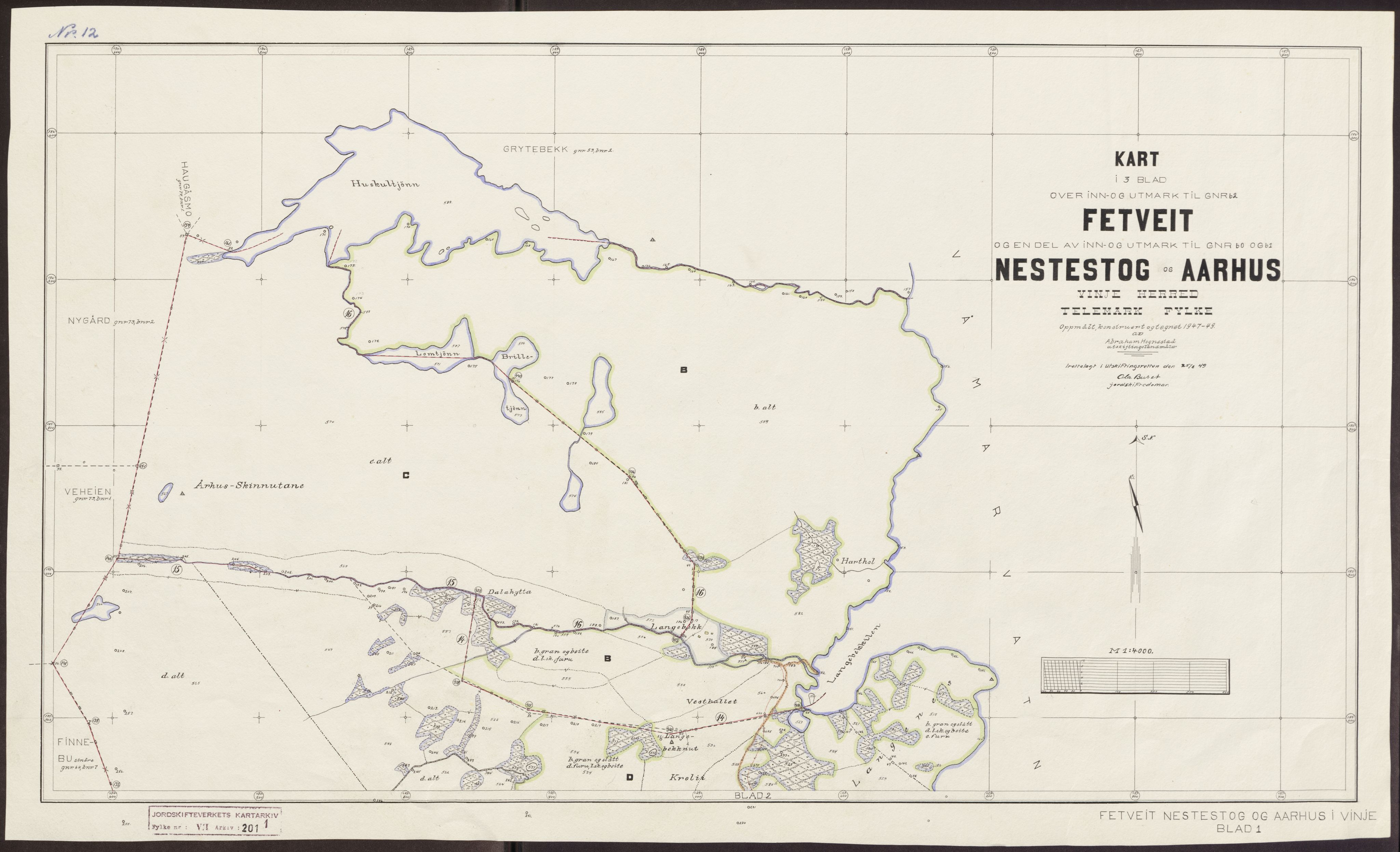 Jordskifteverkets kartarkiv, RA/S-3929/T, 1859-1988, s. 256