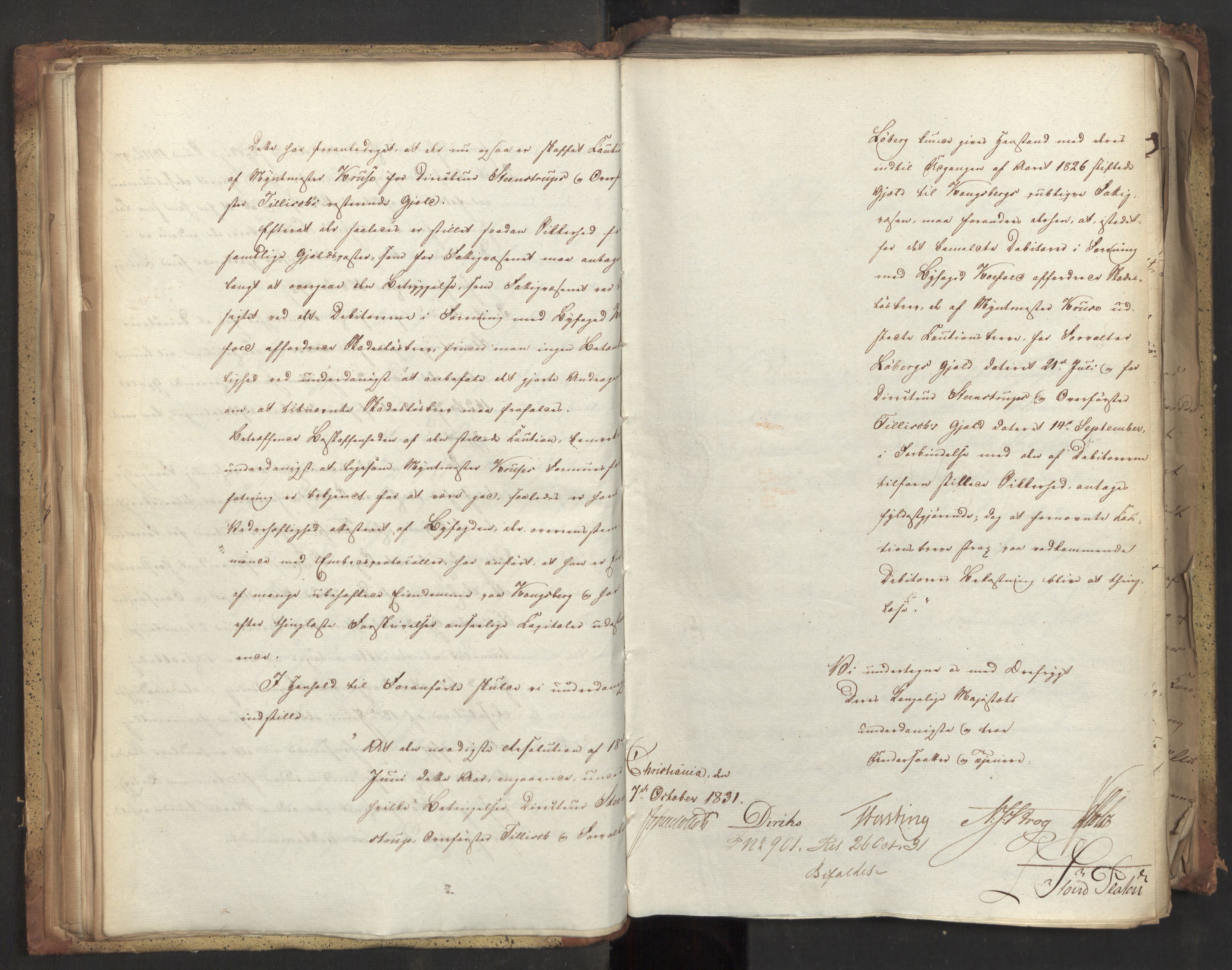 Statsrådsavdelingen i Stockholm, AV/RA-S-1003/D/Da/L0074: Regjeringsinnstillinger nr. 1700-1839, 1831, s. 69