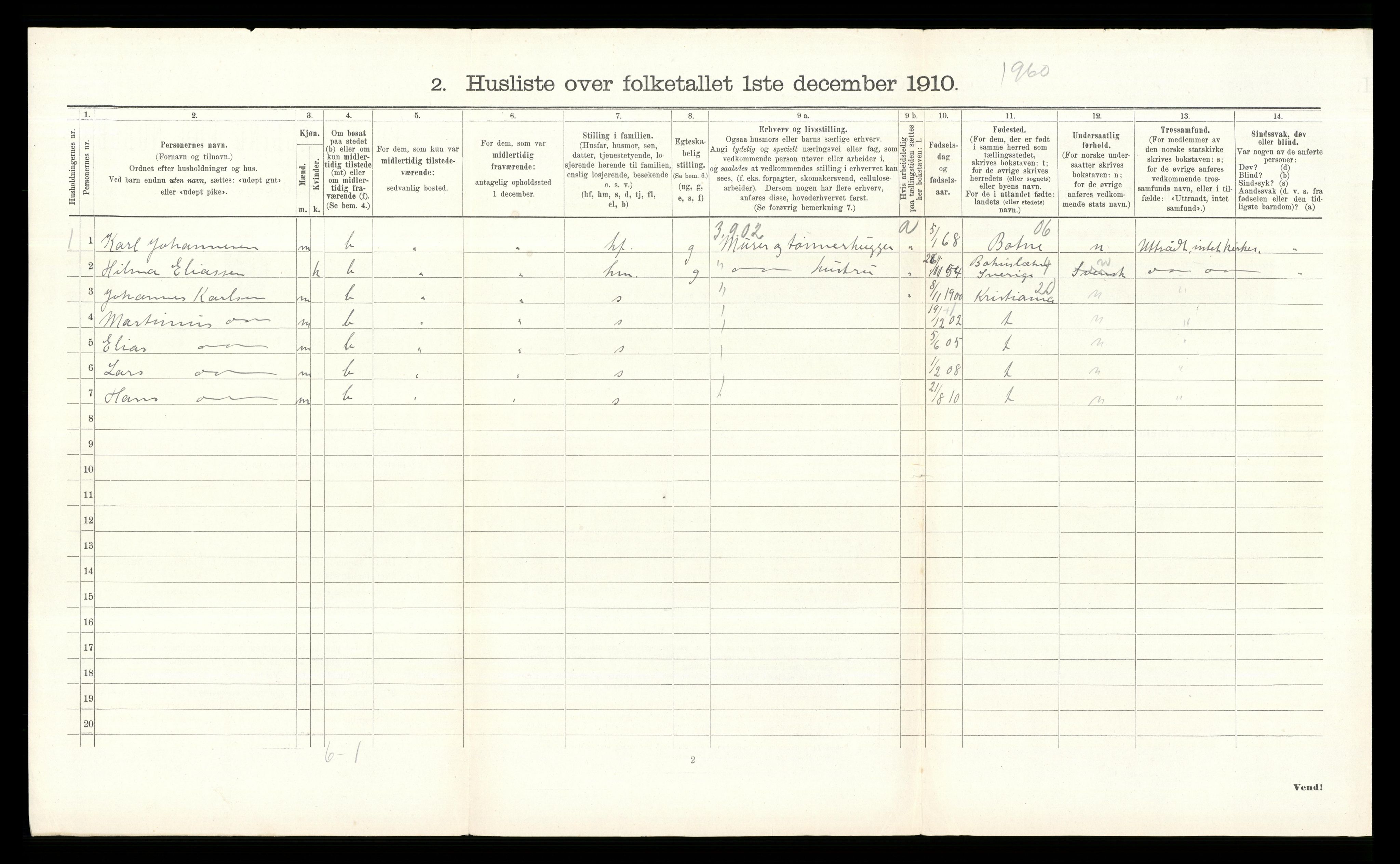 RA, Folketelling 1910 for 0623 Modum herred, 1910, s. 897