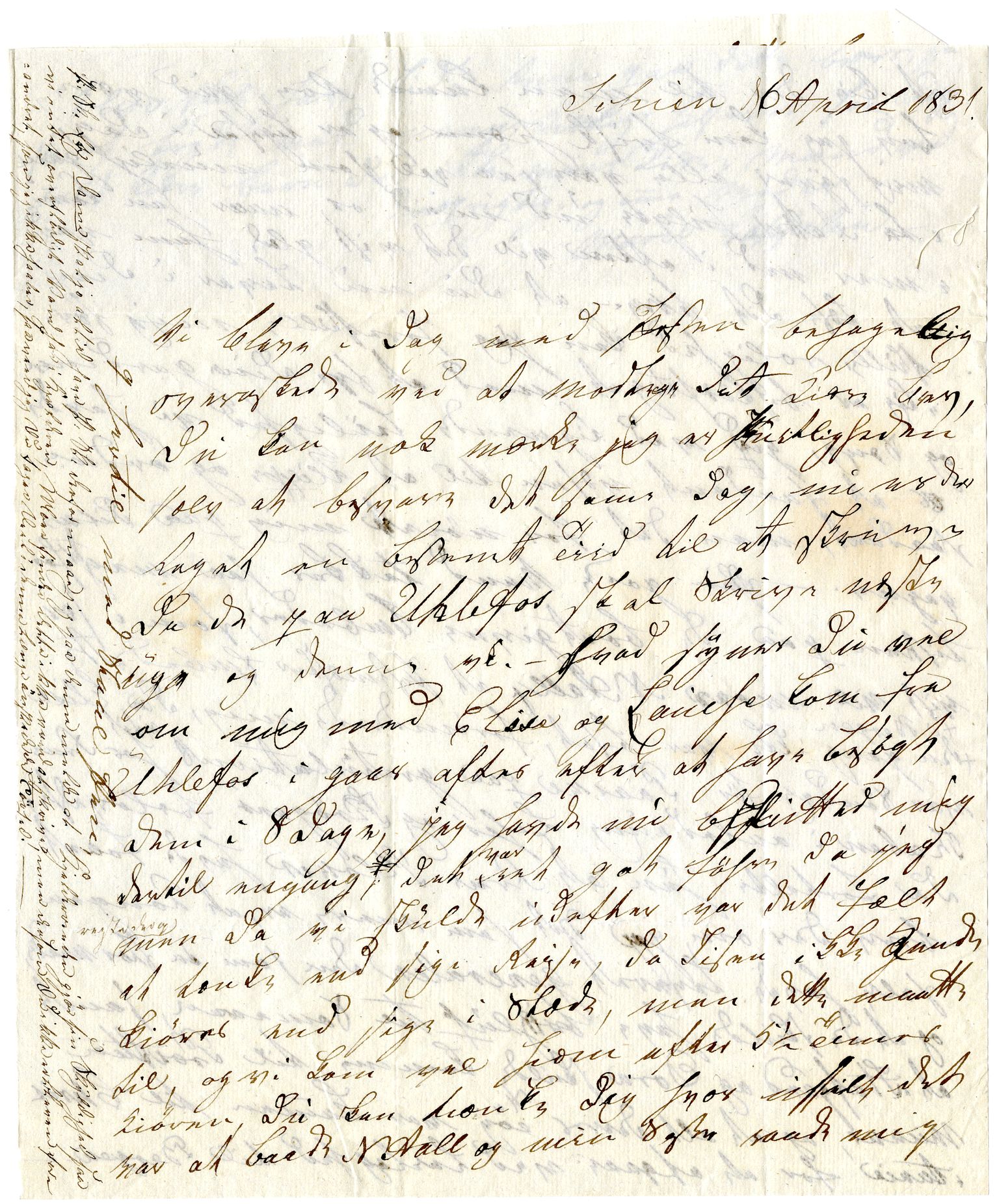 Diderik Maria Aalls brevsamling, NF/Ark-1023/F/L0002: D.M. Aalls brevsamling. B - C, 1799-1889, s. 300