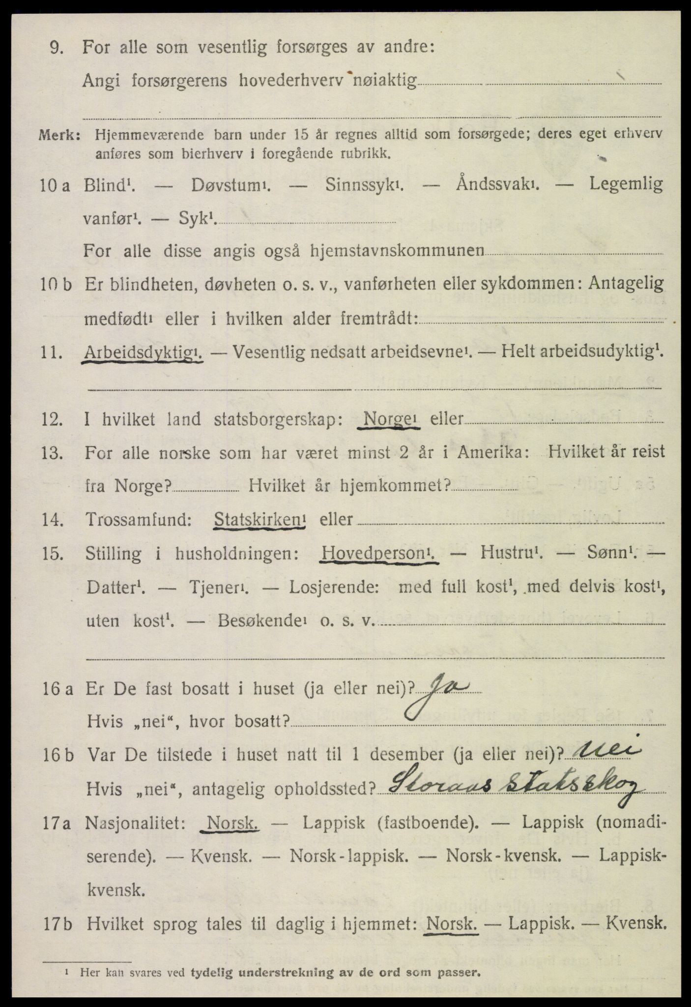 SAT, Folketelling 1920 for 1736 Snåsa herred, 1920, s. 2915