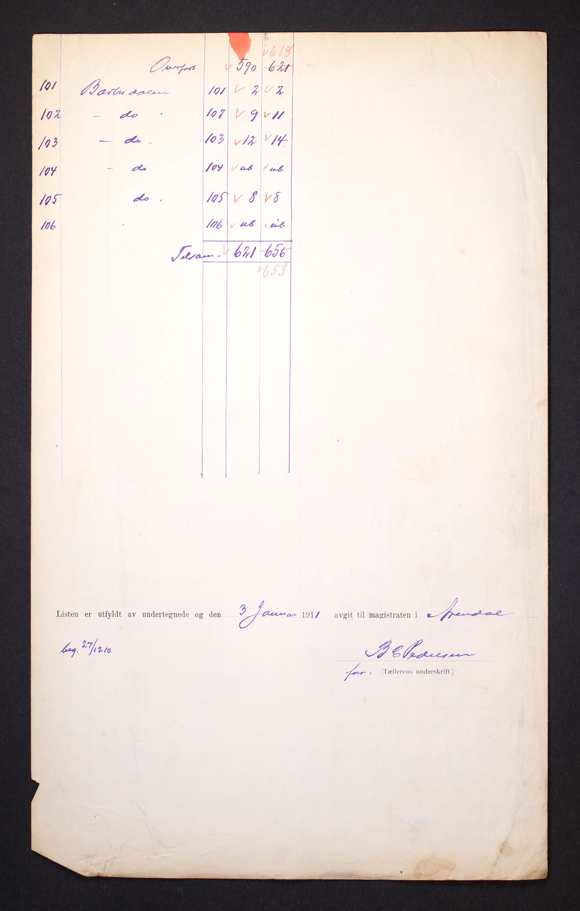 RA, Folketelling 1910 for 0903 Arendal kjøpstad, 1910, s. 74