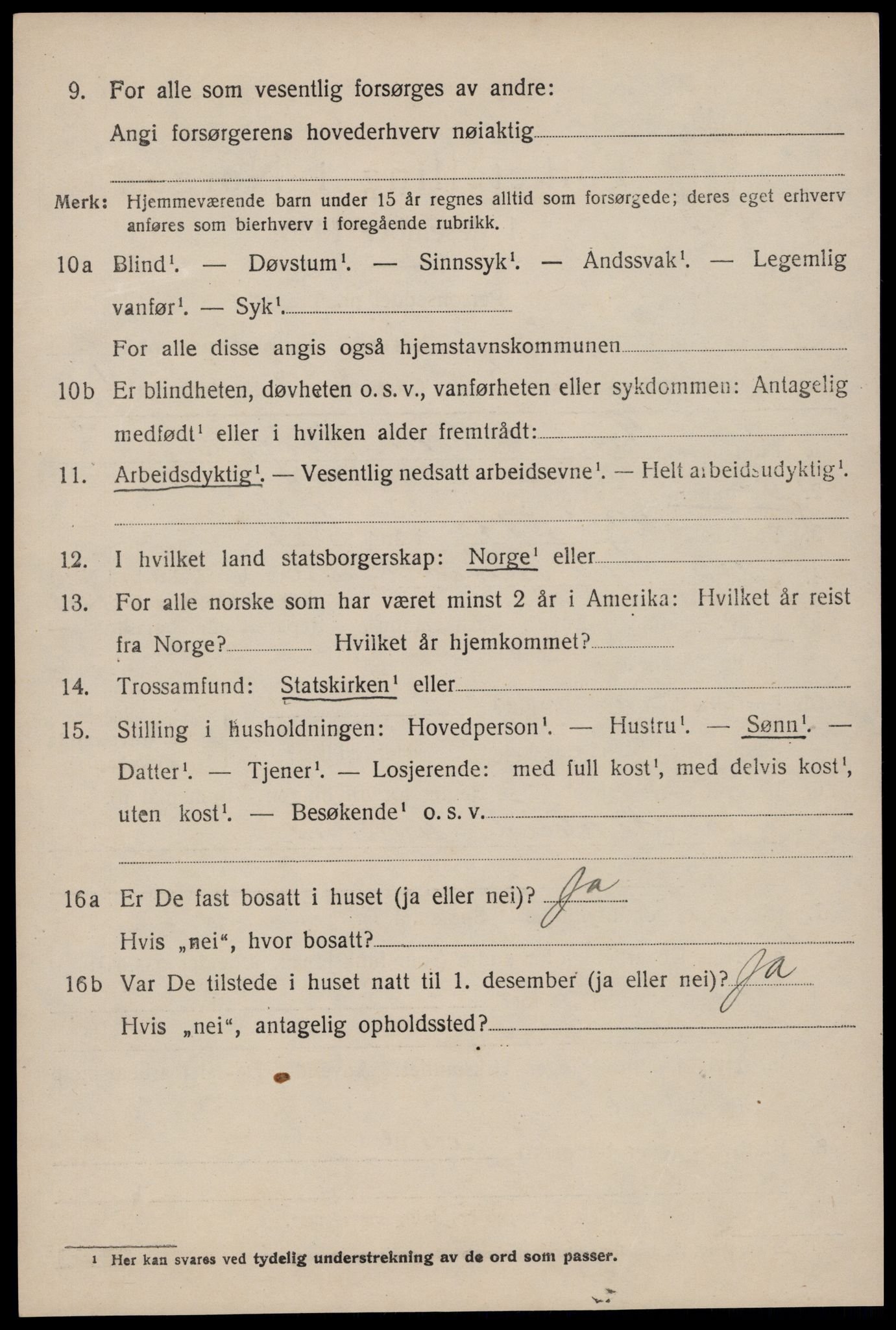 SAKO, Folketelling 1920 for 0832 Mo herred, 1920, s. 2043