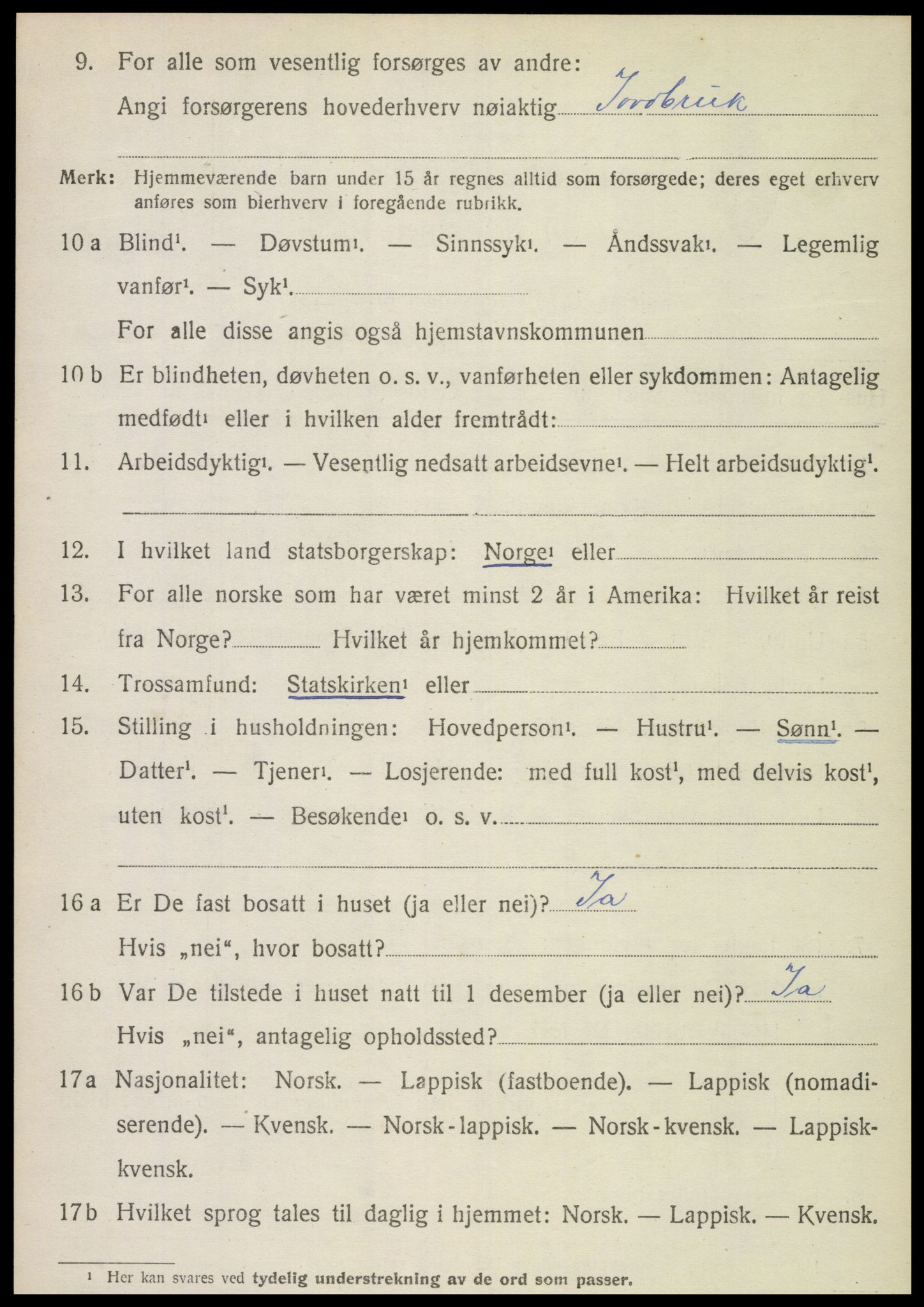 SAT, Folketelling 1920 for 1752 Kolvereid herred, 1920, s. 5128