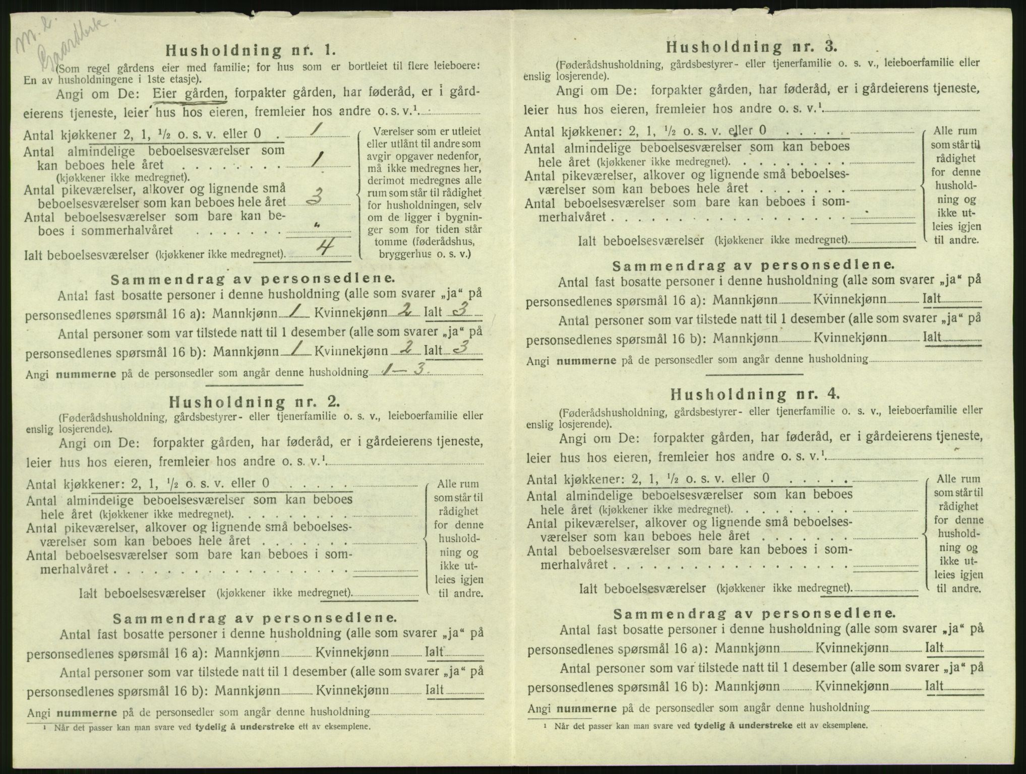 SAT, Folketelling 1920 for 1560 Tingvoll herred, 1920, s. 83