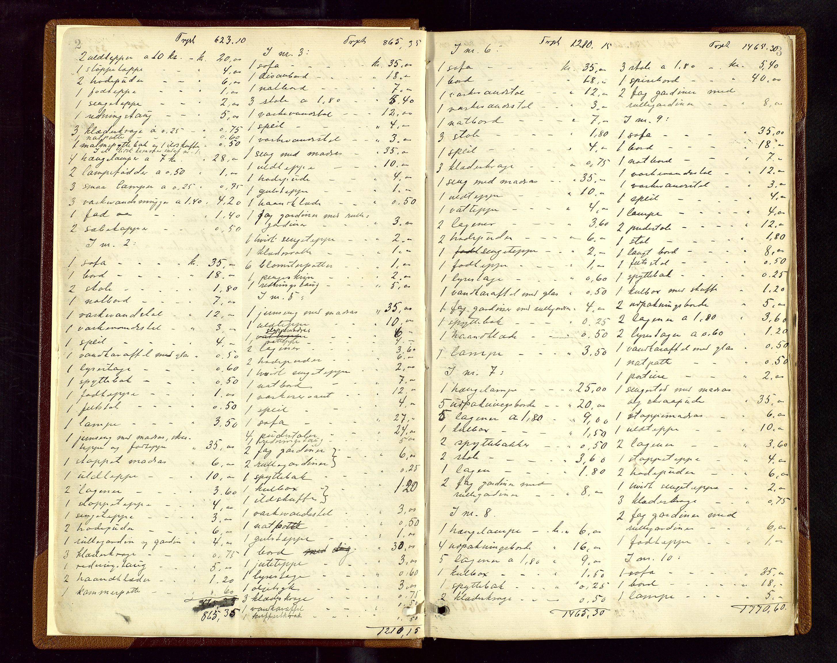Haugesund tingrett, AV/SAST-A-101415/01/IV/IVB/L0003: Skifteregistreringsprotokoll, med register, 1898-1914, s. 2-3