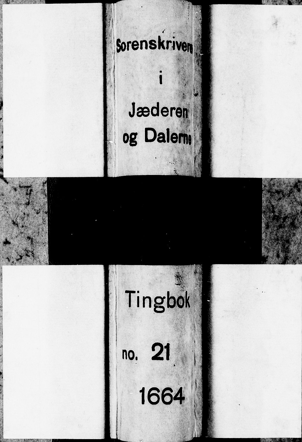 Jæren og Dalane sorenskriveri, SAST/A-100306/3/30/30BA/L0021: TINGBOK, 1664