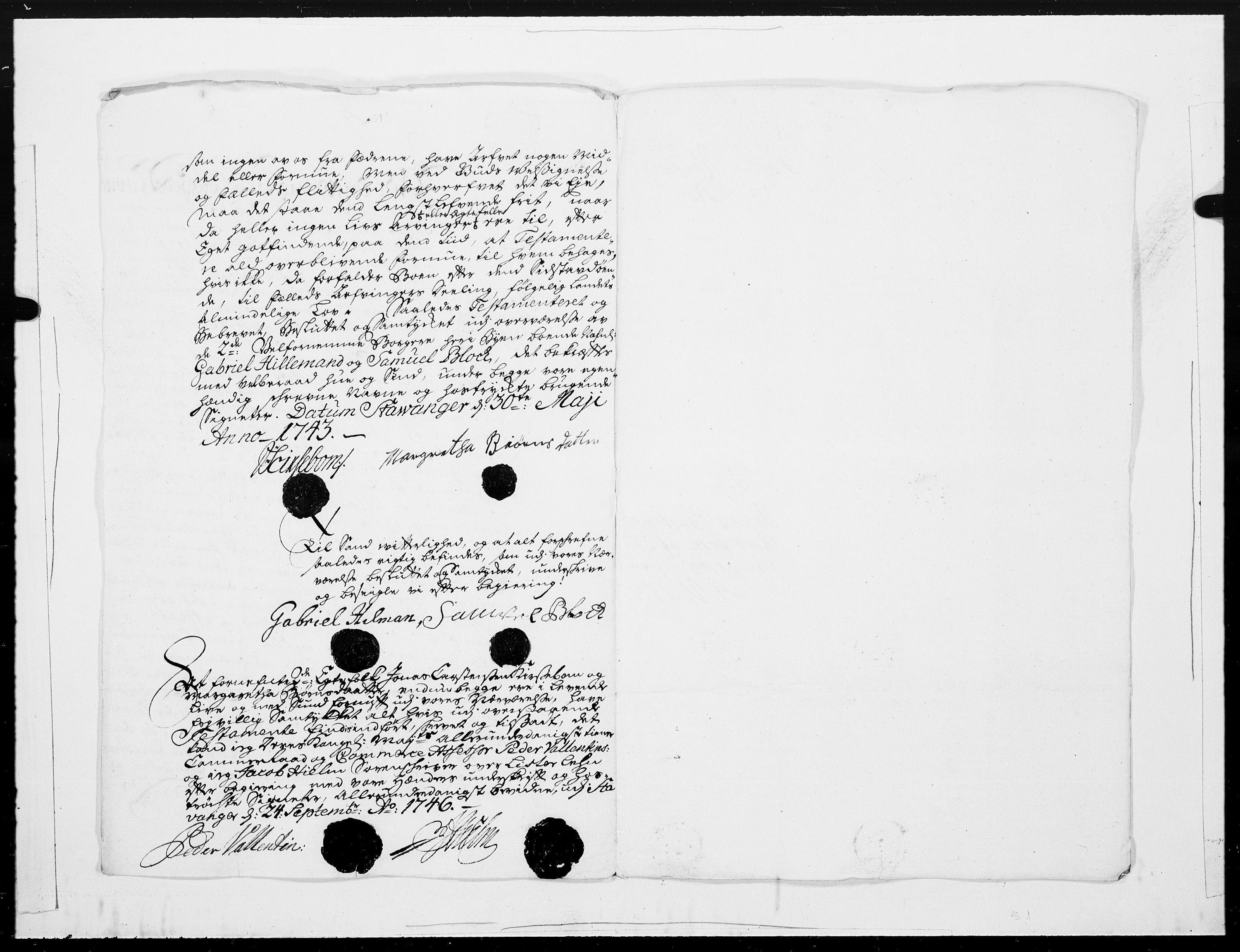 Danske Kanselli 1572-1799, AV/RA-EA-3023/F/Fc/Fcc/Fcca/L0145: Norske innlegg 1572-1799, 1746, s. 267