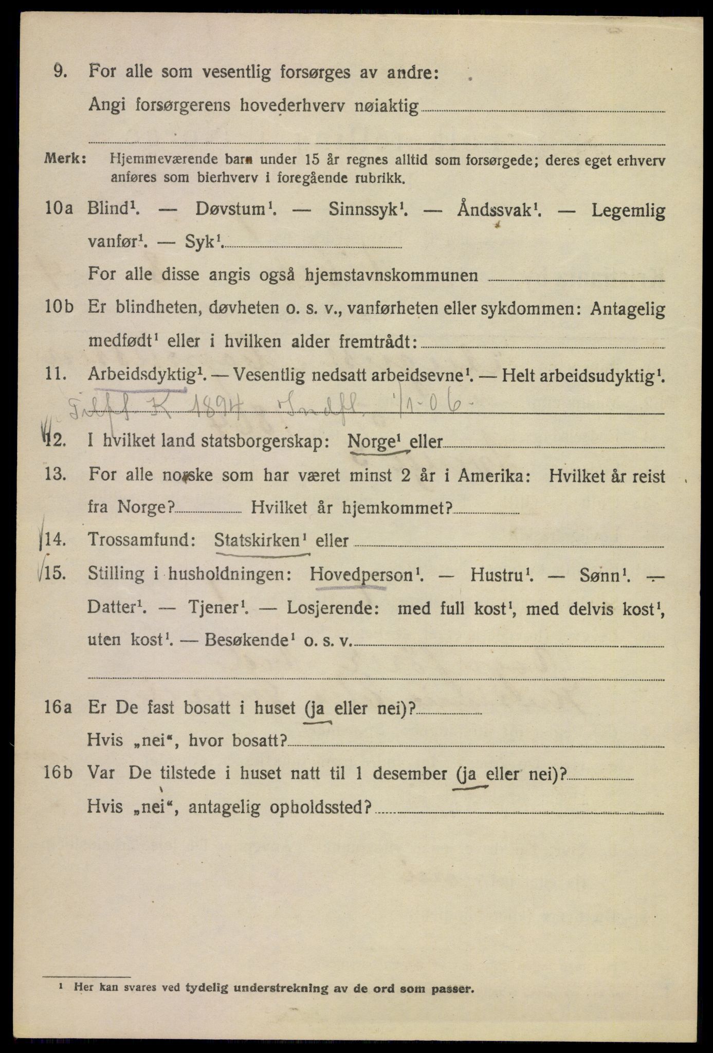 SAO, Folketelling 1920 for 0301 Kristiania kjøpstad, 1920, s. 632474