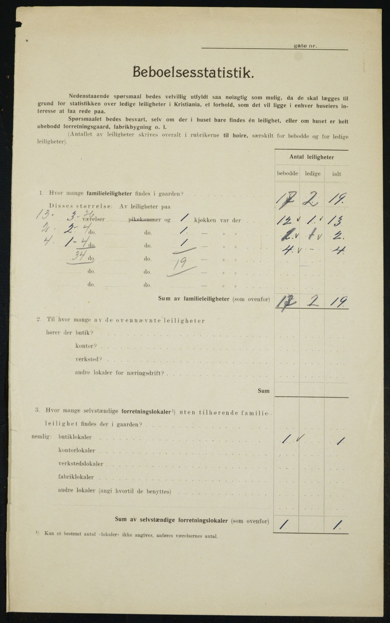 OBA, Kommunal folketelling 1.2.1910 for Kristiania, 1910, s. 9855