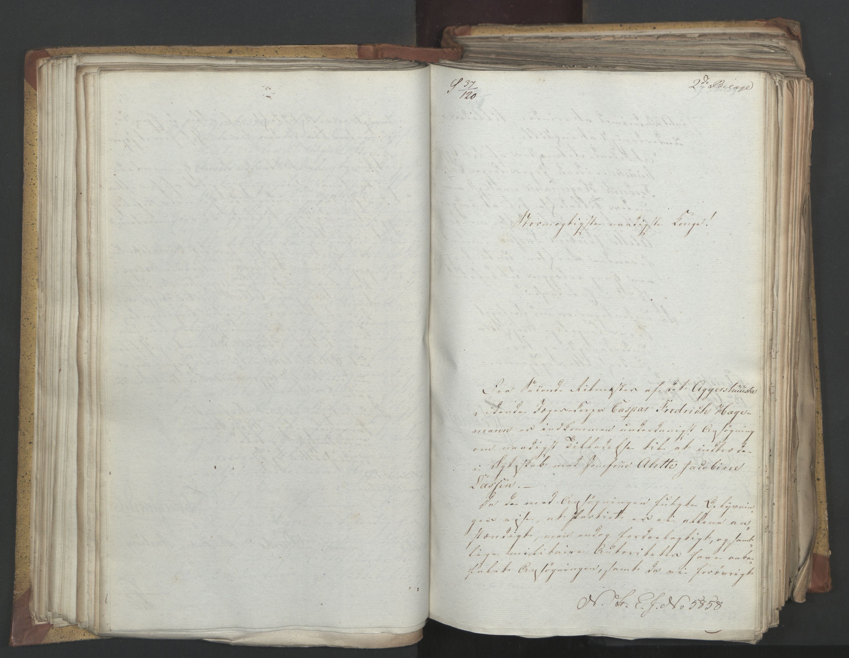 Statsrådsavdelingen i Stockholm, AV/RA-S-1003/D/Da/L0030: Regjeringsinnstillinger nr. 5800-5931, 1822, s. 118