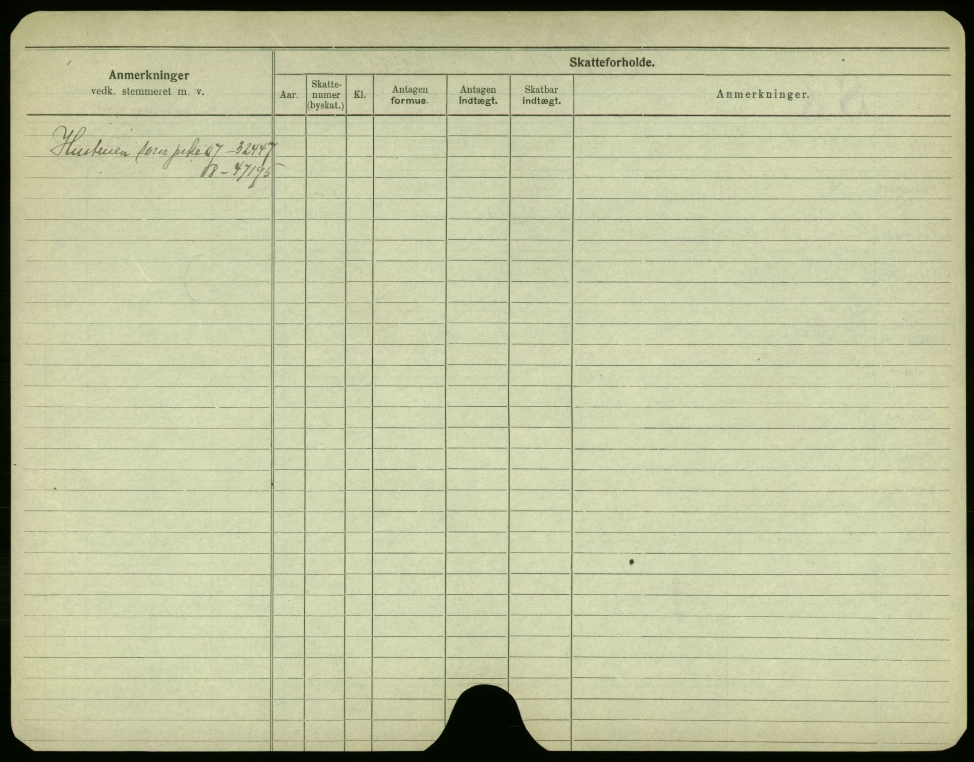 Oslo folkeregister, Registerkort, AV/SAO-A-11715/F/Fa/Fac/L0002: Menn, 1906-1914, s. 249b