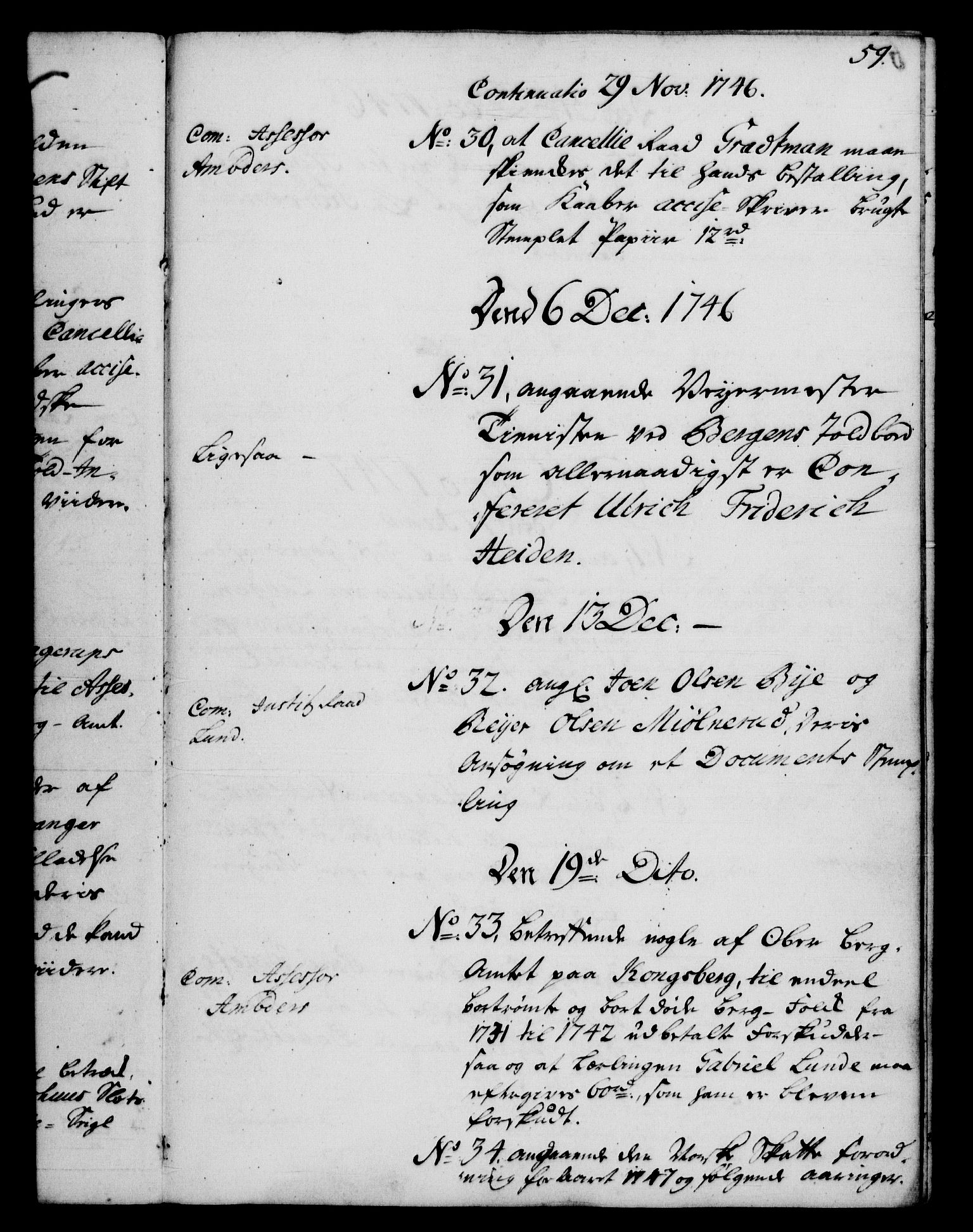 Rentekammeret, Kammerkanselliet, RA/EA-3111/G/Gf/Gfb/L0005: Register til norske relasjons- og resolusjonsprotokoller (merket RK 52.100), 1744-1754, s. 59