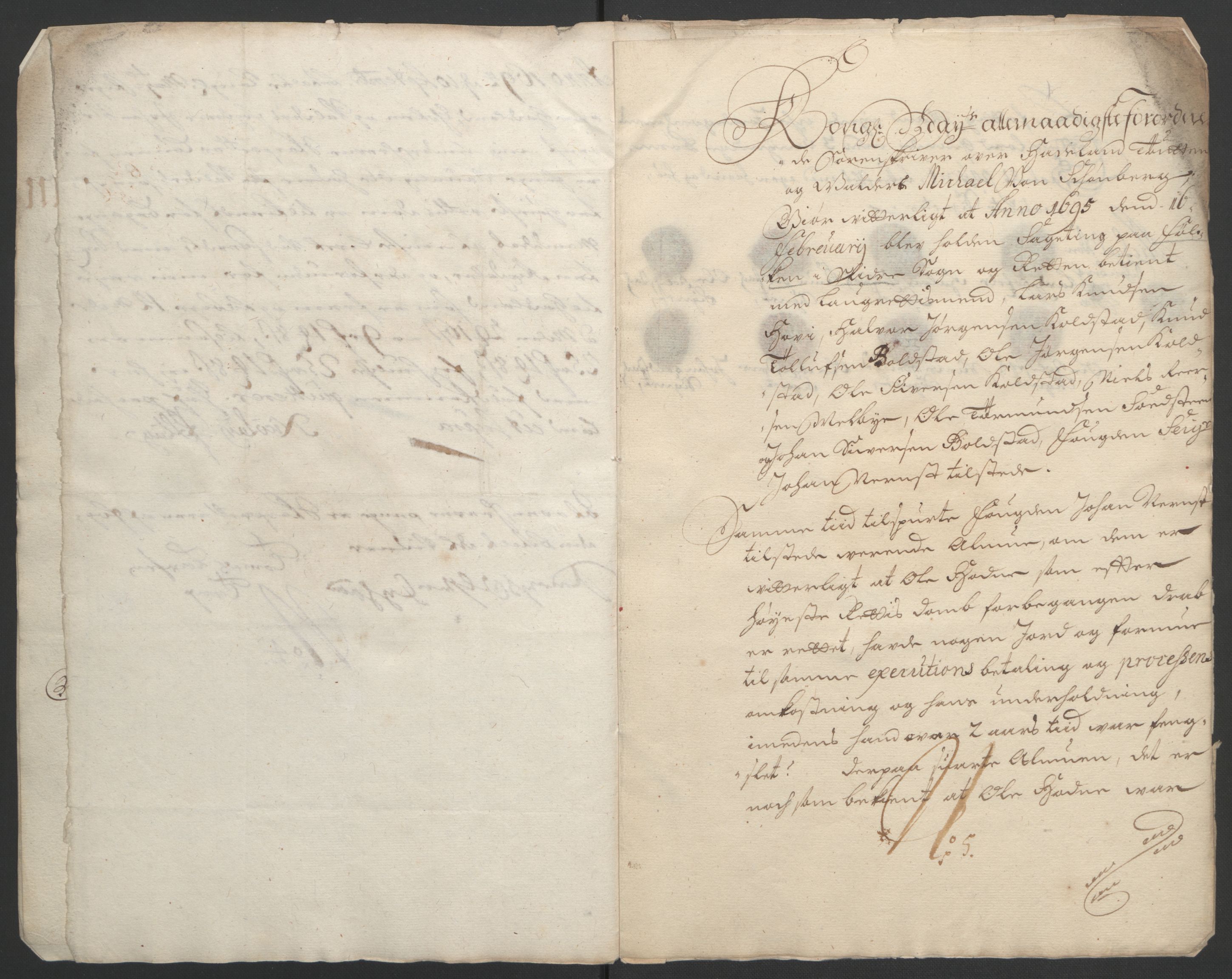 Rentekammeret inntil 1814, Reviderte regnskaper, Fogderegnskap, AV/RA-EA-4092/R18/L1292: Fogderegnskap Hadeland, Toten og Valdres, 1693-1694, s. 460