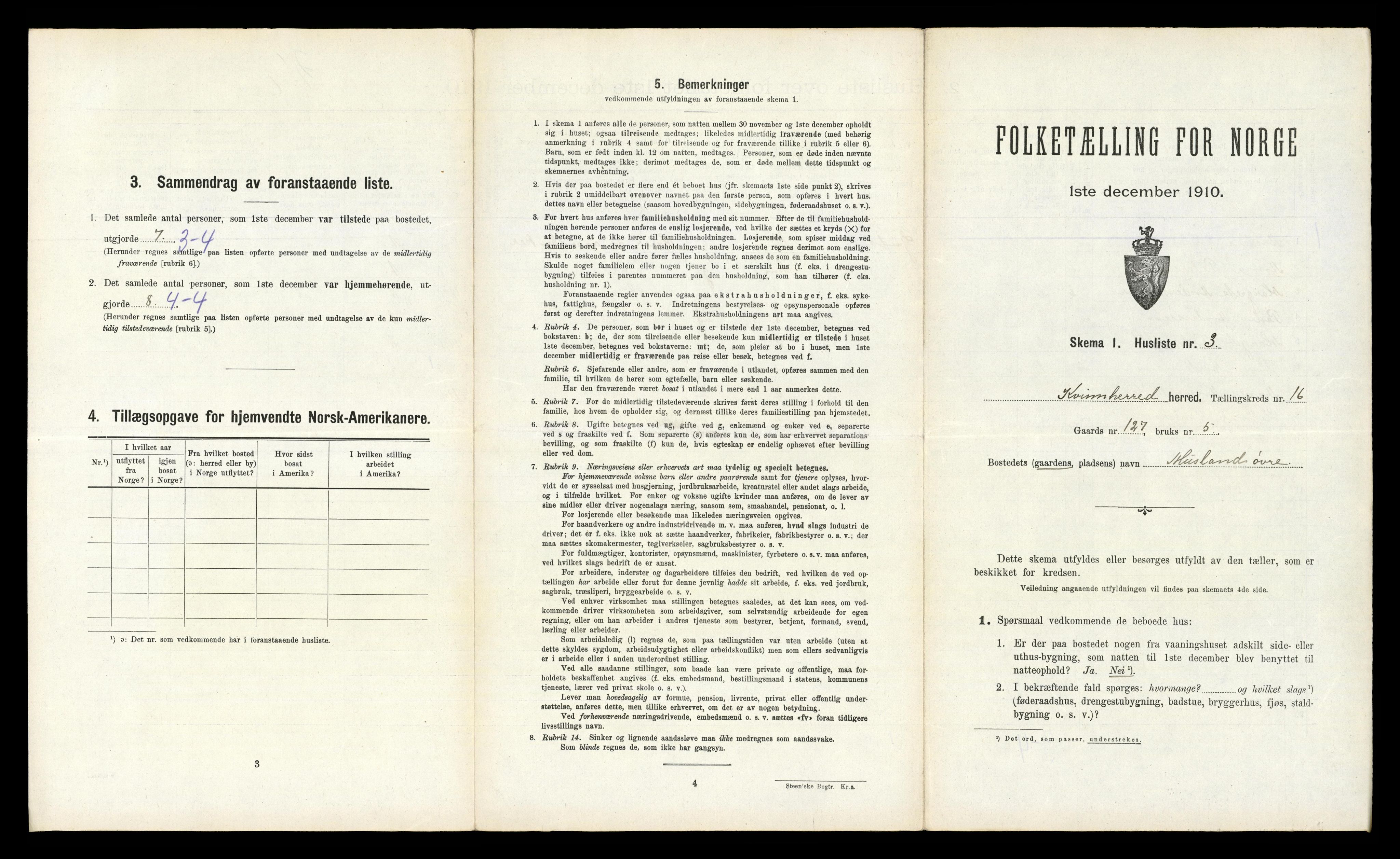 RA, Folketelling 1910 for 1224 Kvinnherad herred, 1910, s. 1349