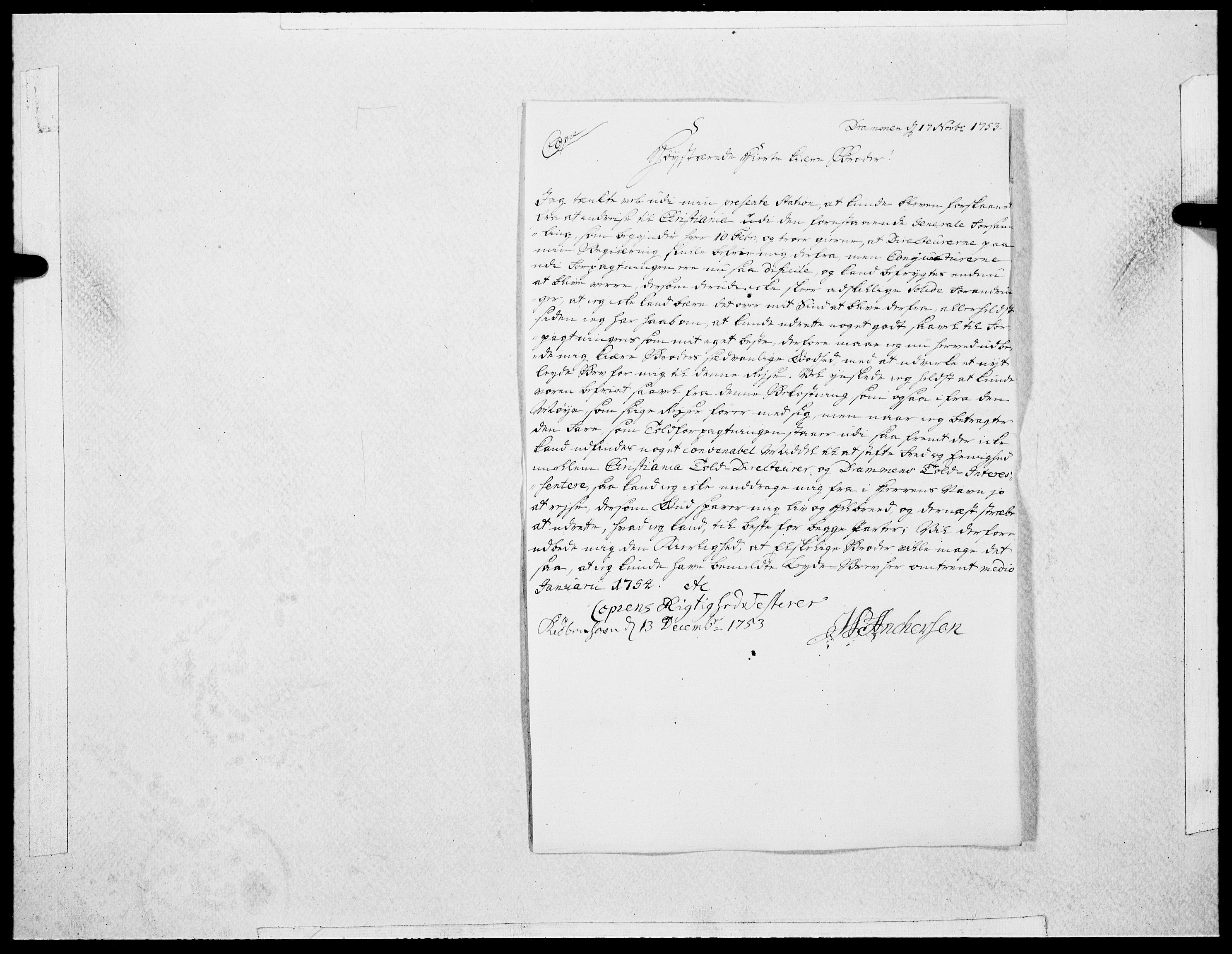 Danske Kanselli 1572-1799, AV/RA-EA-3023/F/Fc/Fcc/Fcca/L0166: Norske innlegg 1572-1799, 1754, s. 17