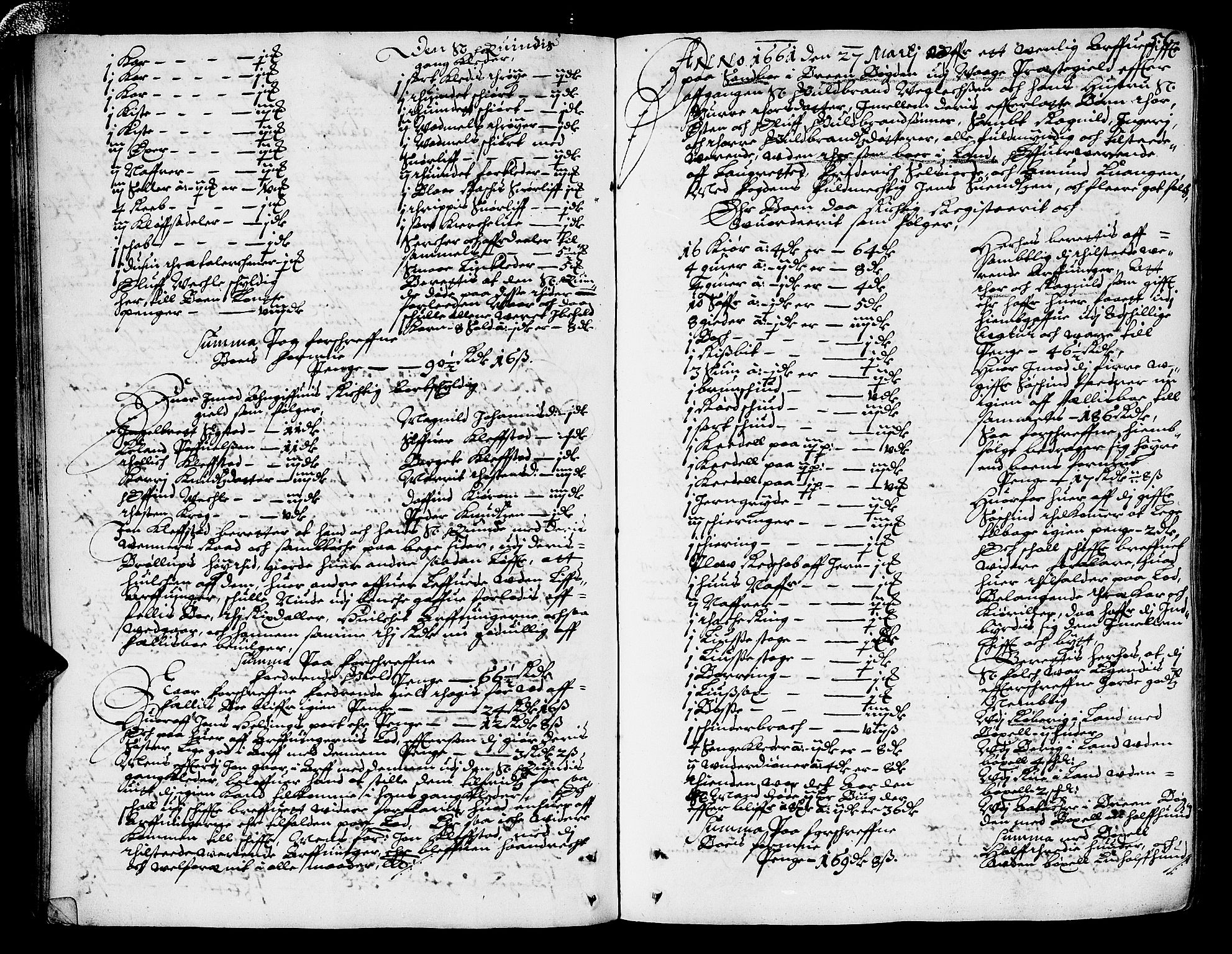 Sorenskriverier i Gudbrandsdalen, SAH/TING-036/J/Ja/Jaa/L0001: Skifteprotokoll - Nord-Gudbrandsdal, 1658-1673, s. 55b-56a