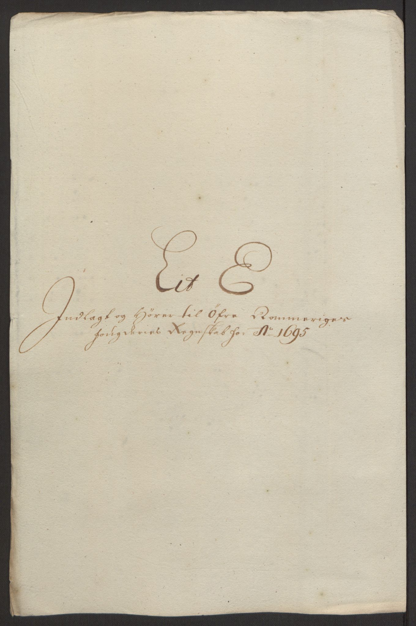 Rentekammeret inntil 1814, Reviderte regnskaper, Fogderegnskap, AV/RA-EA-4092/R12/L0707: Fogderegnskap Øvre Romerike, 1695, s. 55