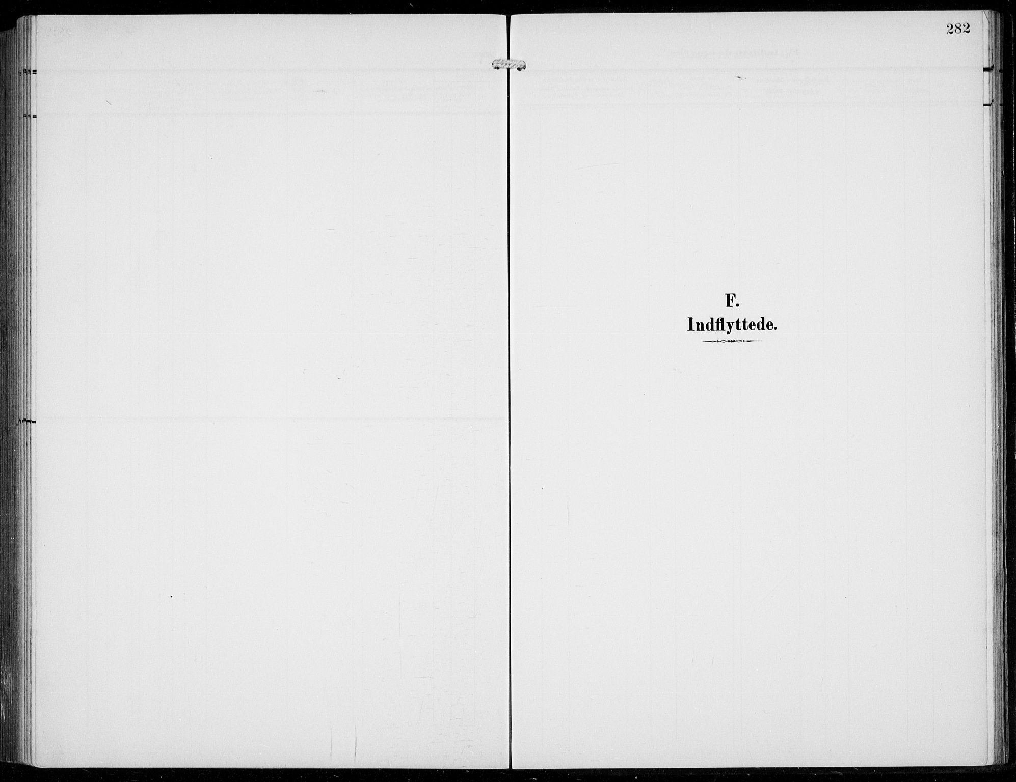 Bruvik Sokneprestembete, SAB/A-74701/H/Hab: Klokkerbok nr. A  4, 1908-1937, s. 282