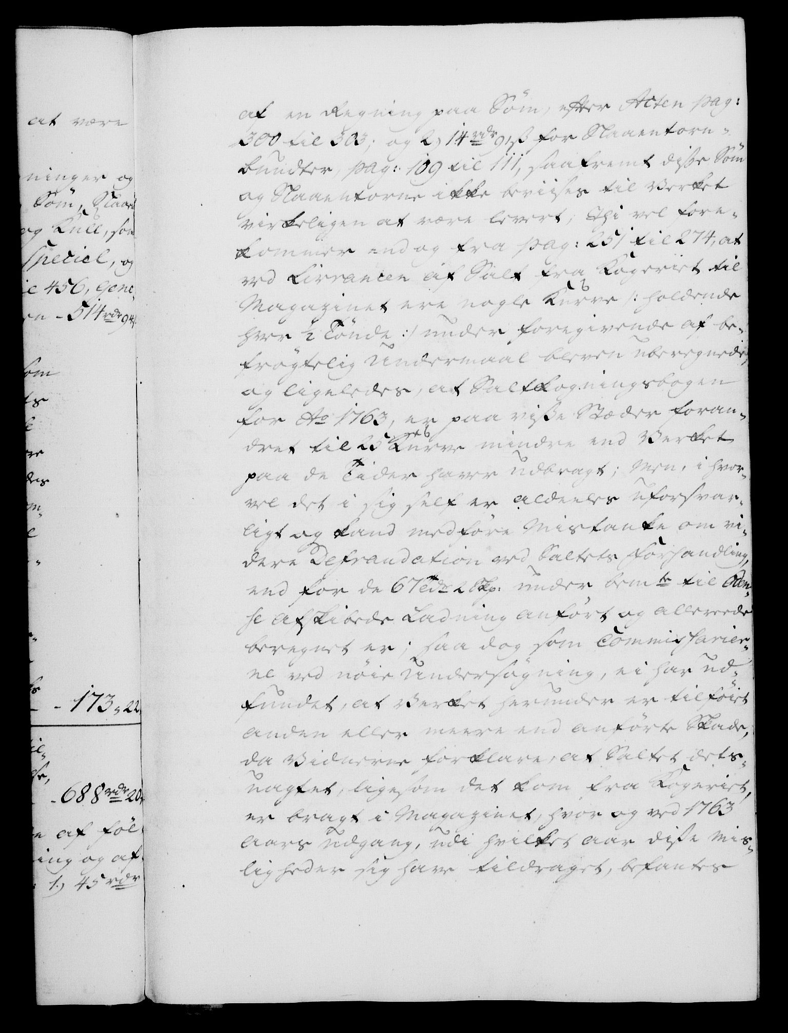 Rentekammeret, Kammerkanselliet, RA/EA-3111/G/Gf/Gfa/L0047: Norsk relasjons- og resolusjonsprotokoll (merket RK 52.47), 1765, s. 155