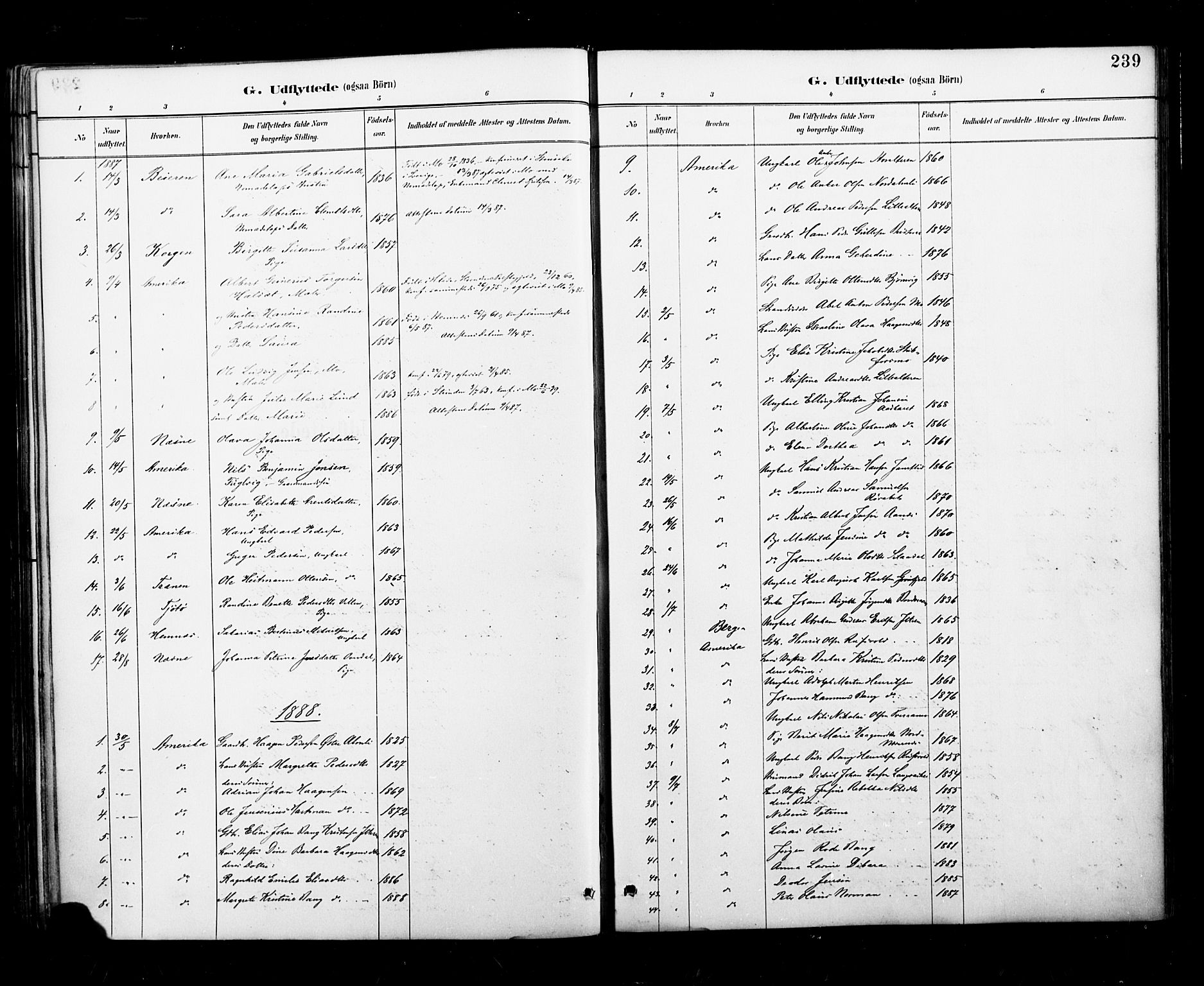 Ministerialprotokoller, klokkerbøker og fødselsregistre - Nordland, SAT/A-1459/827/L0401: Ministerialbok nr. 827A13, 1887-1905, s. 239