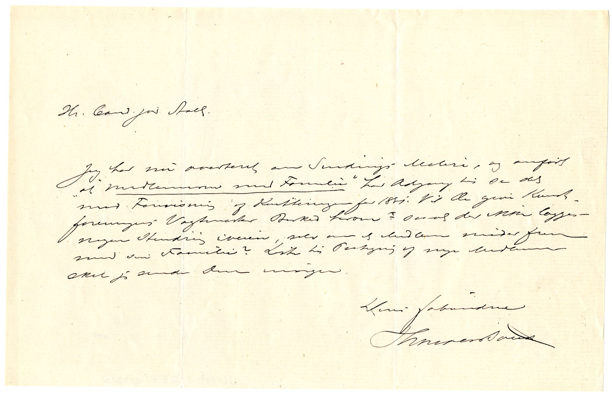 Diderik Maria Aalls brevsamling, NF/Ark-1023/F/L0002: D.M. Aalls brevsamling. B - C, 1799-1889, s. 96