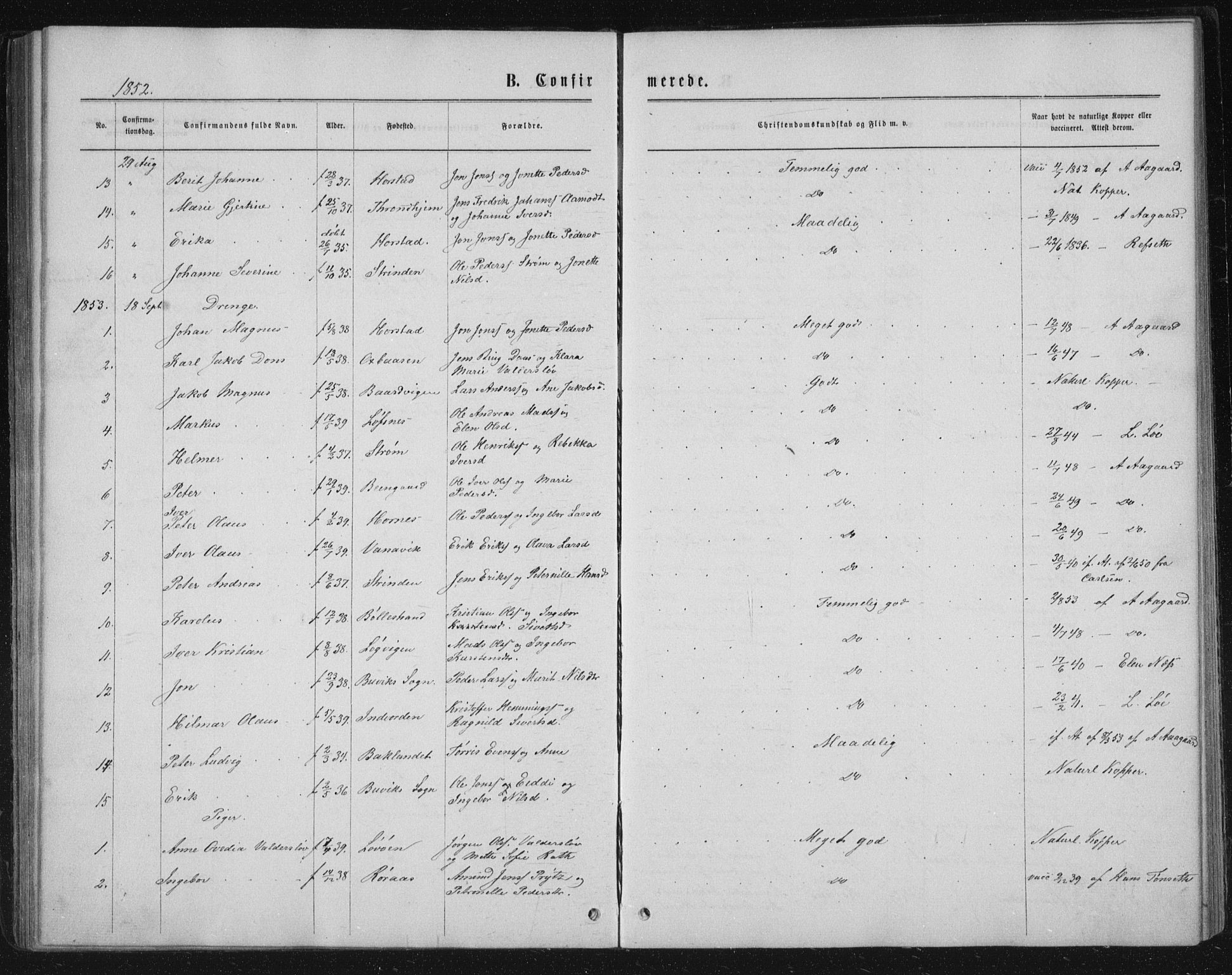 Ministerialprotokoller, klokkerbøker og fødselsregistre - Nord-Trøndelag, AV/SAT-A-1458/771/L0595: Ministerialbok nr. 771A02, 1840-1869