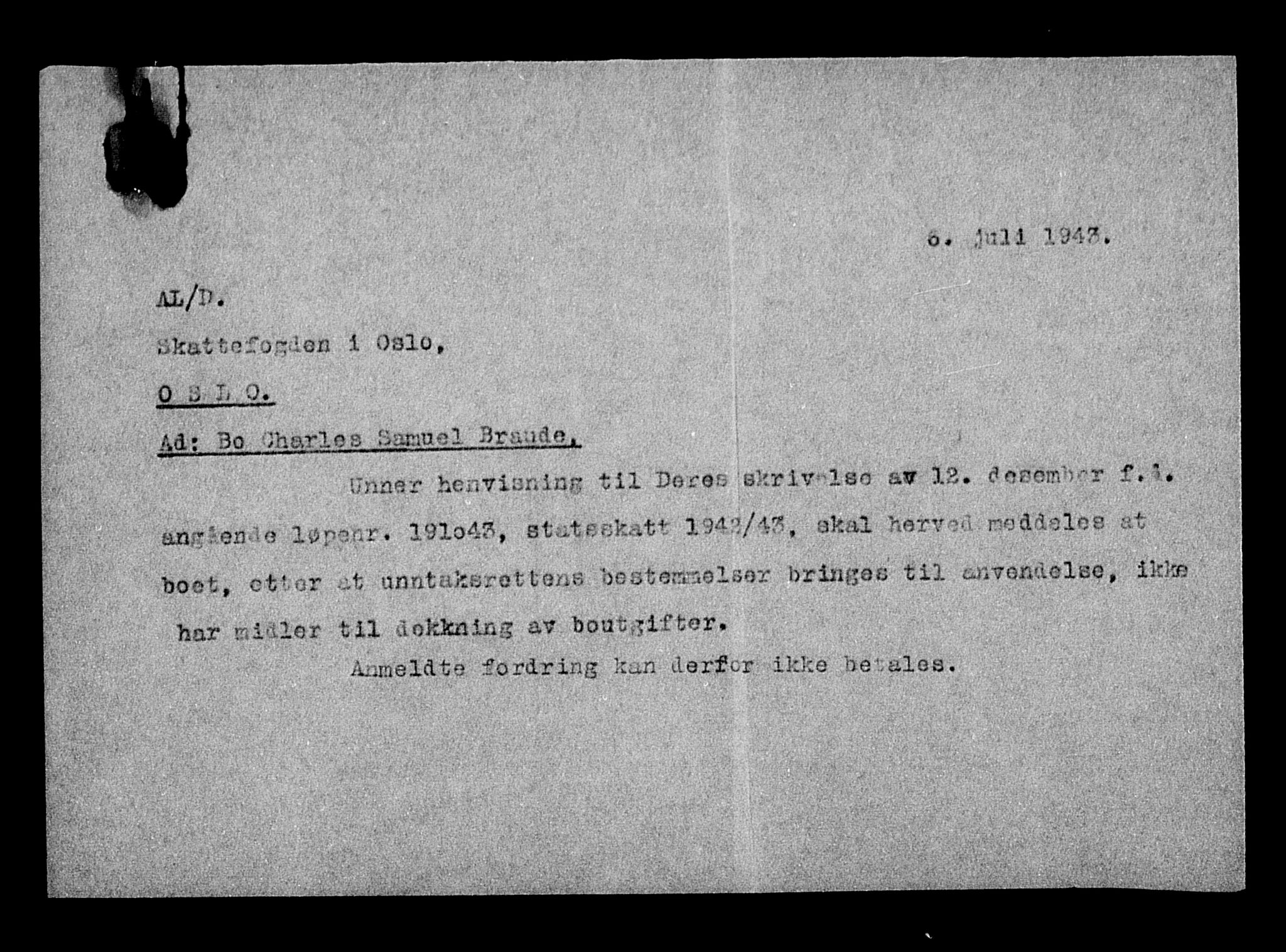 Justisdepartementet, Tilbakeføringskontoret for inndratte formuer, AV/RA-S-1564/H/Hc/Hcc/L0927: --, 1945-1947, s. 589