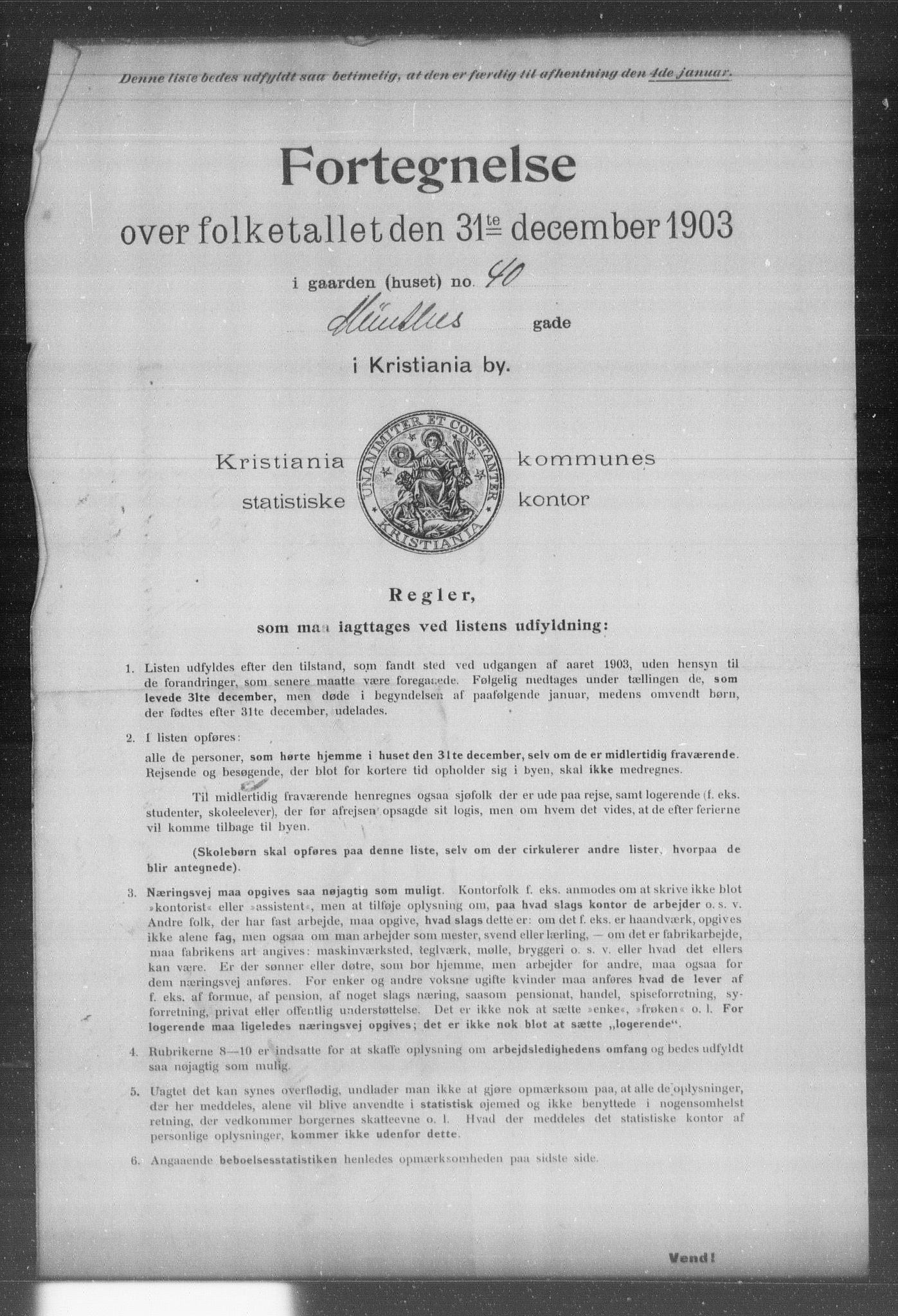 OBA, Kommunal folketelling 31.12.1903 for Kristiania kjøpstad, 1903, s. 13241