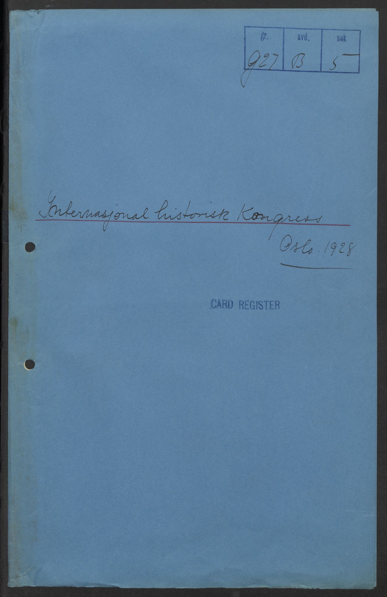 Utenriksstasjonene, Legasjonen/Ambassaden i Washington D.C., AV/RA-S-1711/2/D, 1928-1936