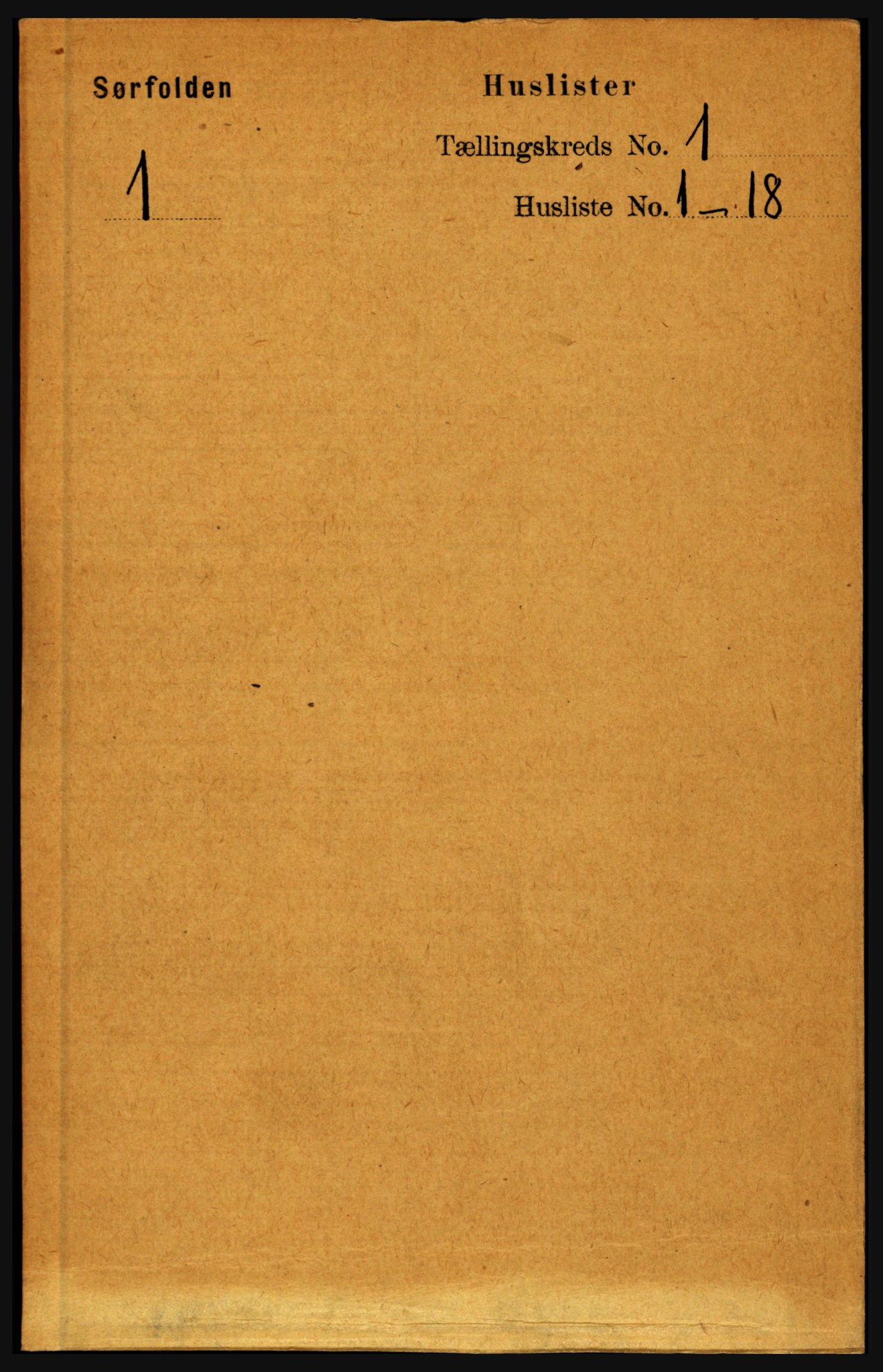 RA, Folketelling 1891 for 1845 Sørfold herred, 1891, s. 24